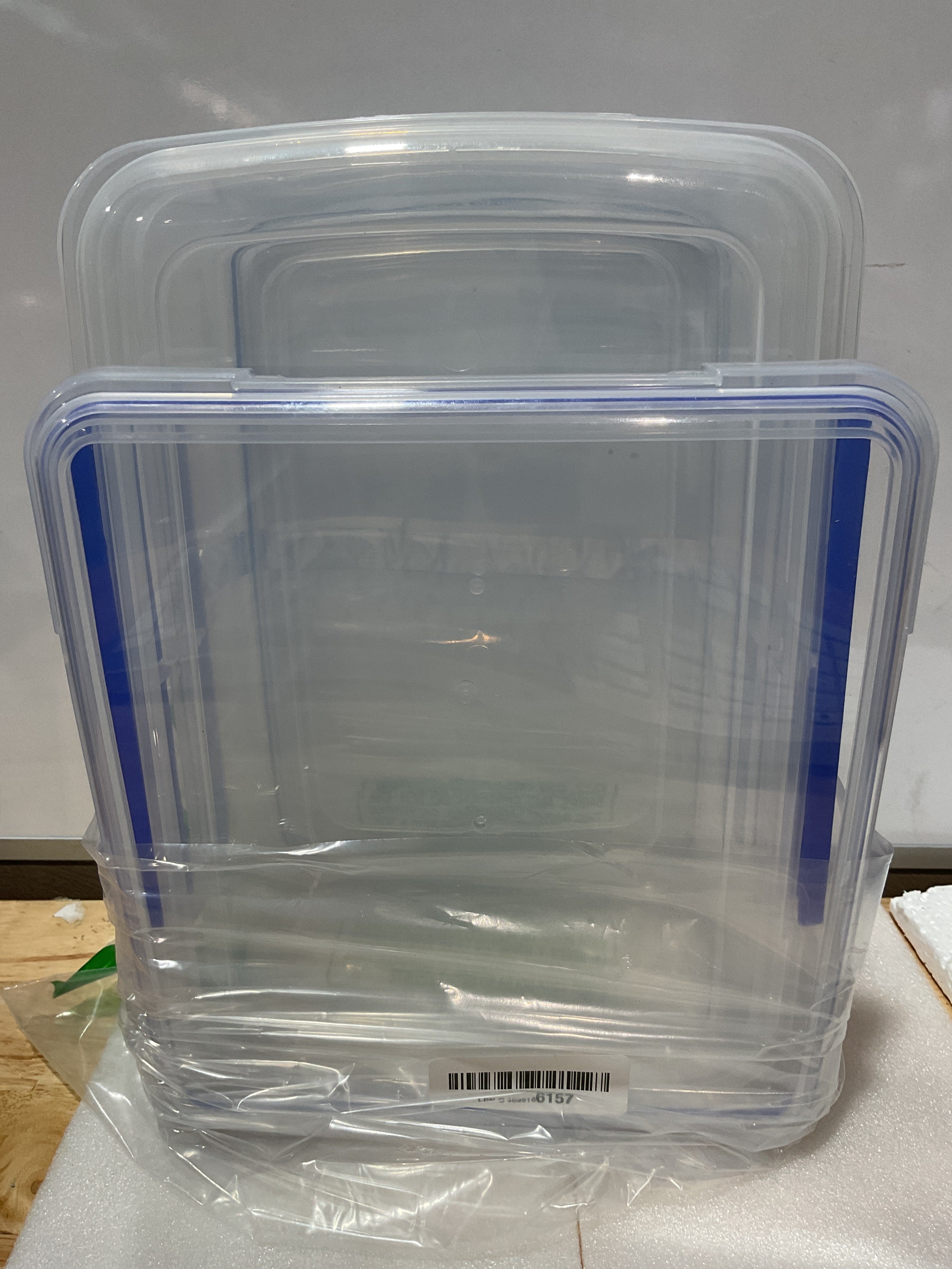 Contenedores Herméticos MUXHEL Pack 2 — 5.5L Reutilizables, Apto Alimentos, Caja para Pan, Galletas y Meal Prep