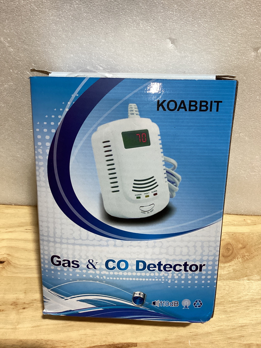 Detector 2 en 1 Gas Natural y Monóxido de Carbono | Enchufe Directo | Gas LP, Propano y Gas Combustible | Para Cocina y Hogar