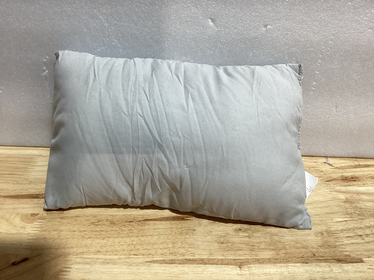 Mini Almohadas de Viaje Magik Kover Pack x2 — 28 x 18 cm con Etiqueta de Nombre, Color Gris