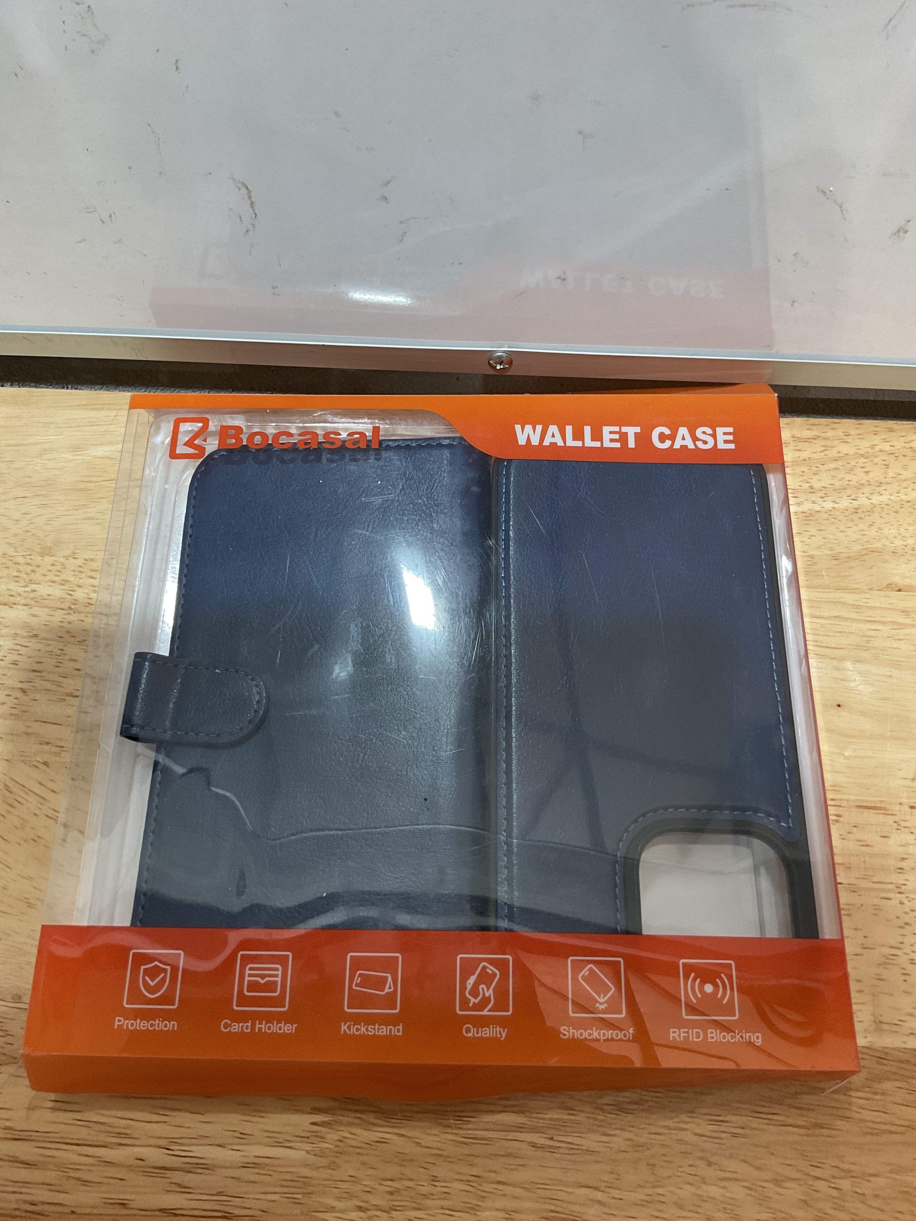Funda Cartera Bocasal para iPhone 14 Pro Max - Bloqueo RFID, Soporte y Correa