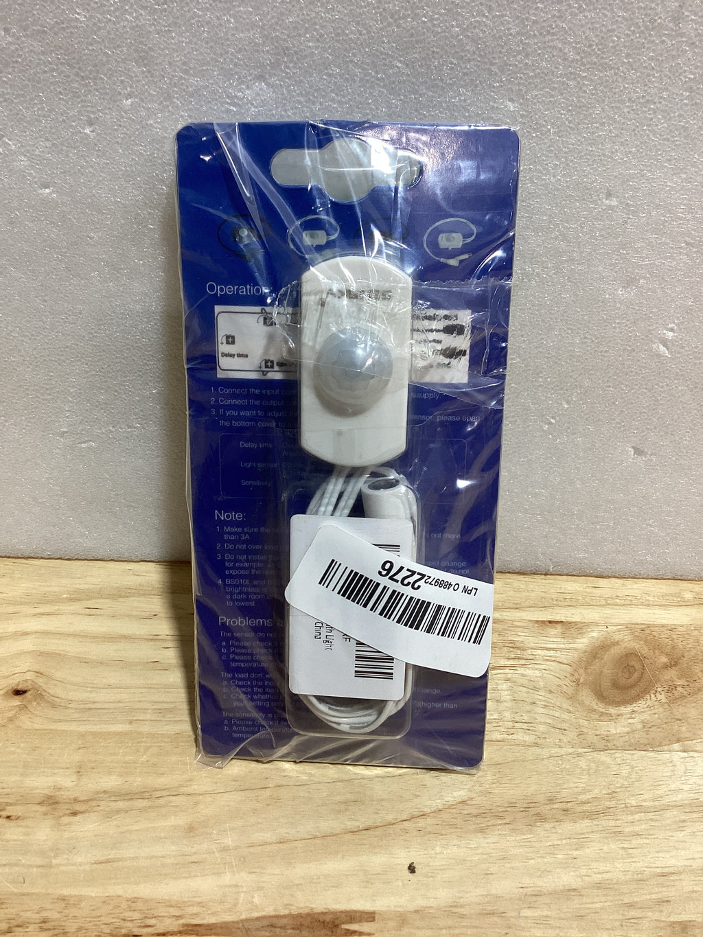 SENSKY BS010WL DC 12v a 24v Mini Pir Sensor de Movimiento Interruptor de Ocupación Sensor de Ocupación para DIY Iluminación LED (Sensor de Luz, Tiempo de Retraso, Distancia del Sensor, Ajustable)