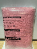Set de 3 Alfombras de Baño Rosa Chenille - Extra Suaves, Antideslizantes, Absorbentes y Lavables a Máquina