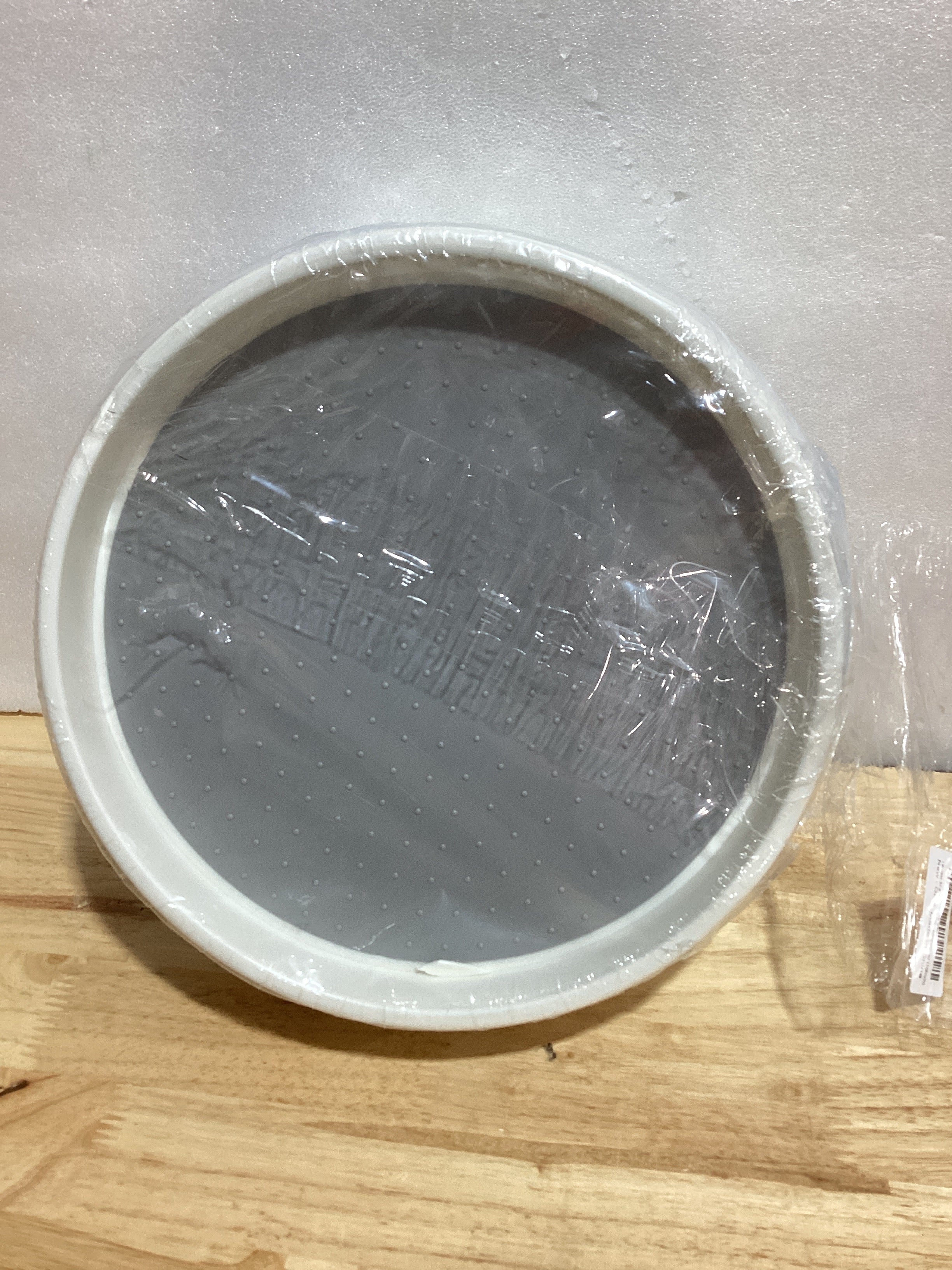 Paquete de 3 bandejas giratorias antideslizantes tipo Lazy Susan, organizador de especias redondo individual para armarios, despensa, baño y refrigerador (10 pulgadas).
