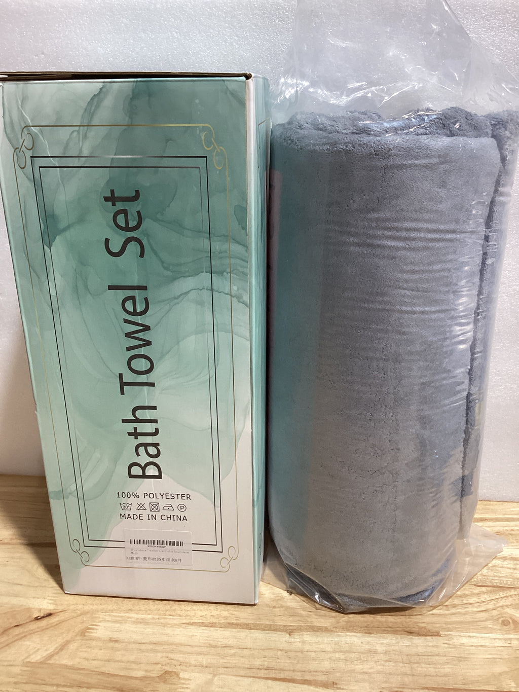 Set de Toallas de Baño Suaves y Cálidas – Color Gris