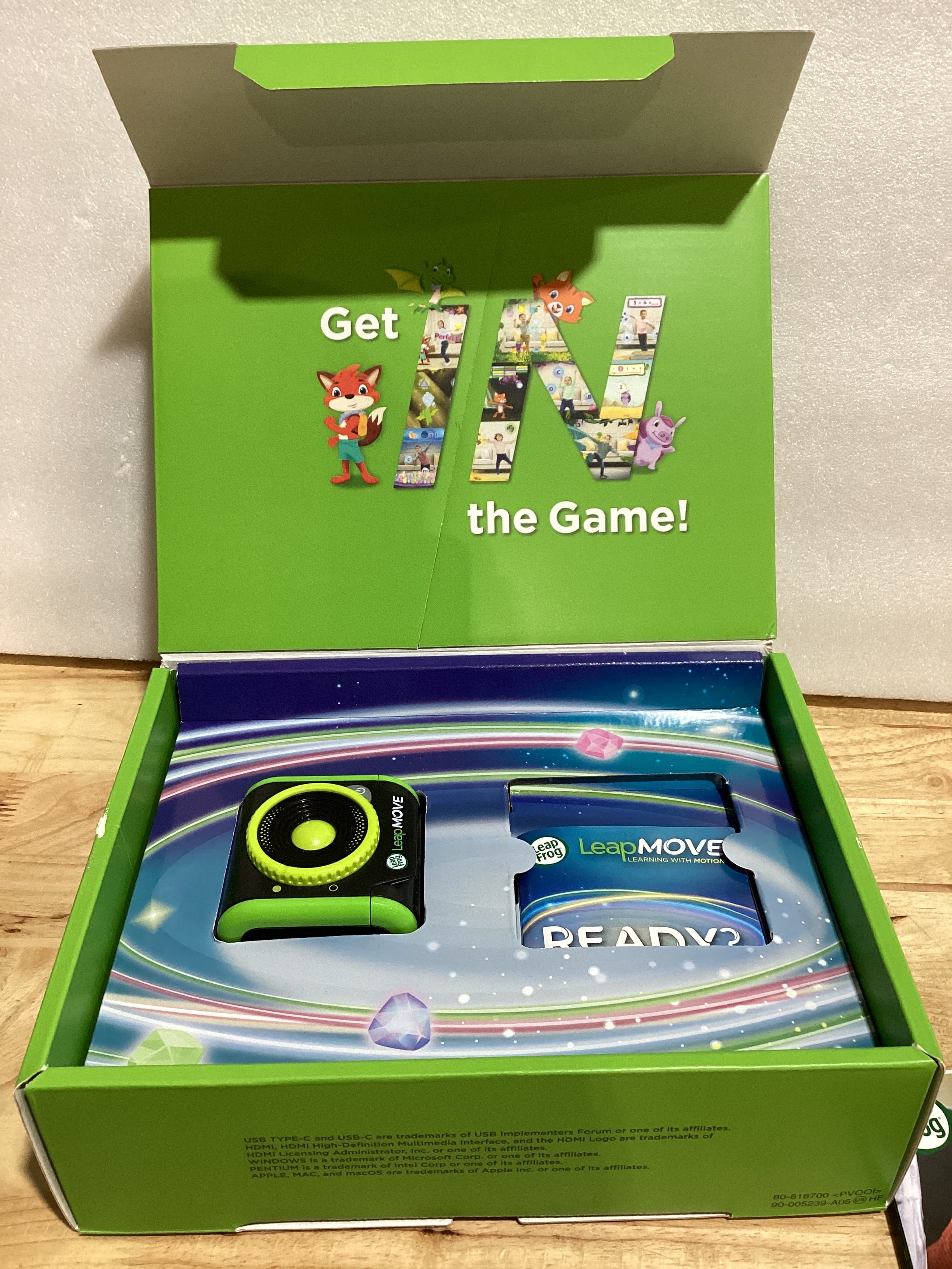 Sistema de Videojuego Educativo LeapFrog LeapMove — Aprendizaje Activo con Movimiento para Ninos