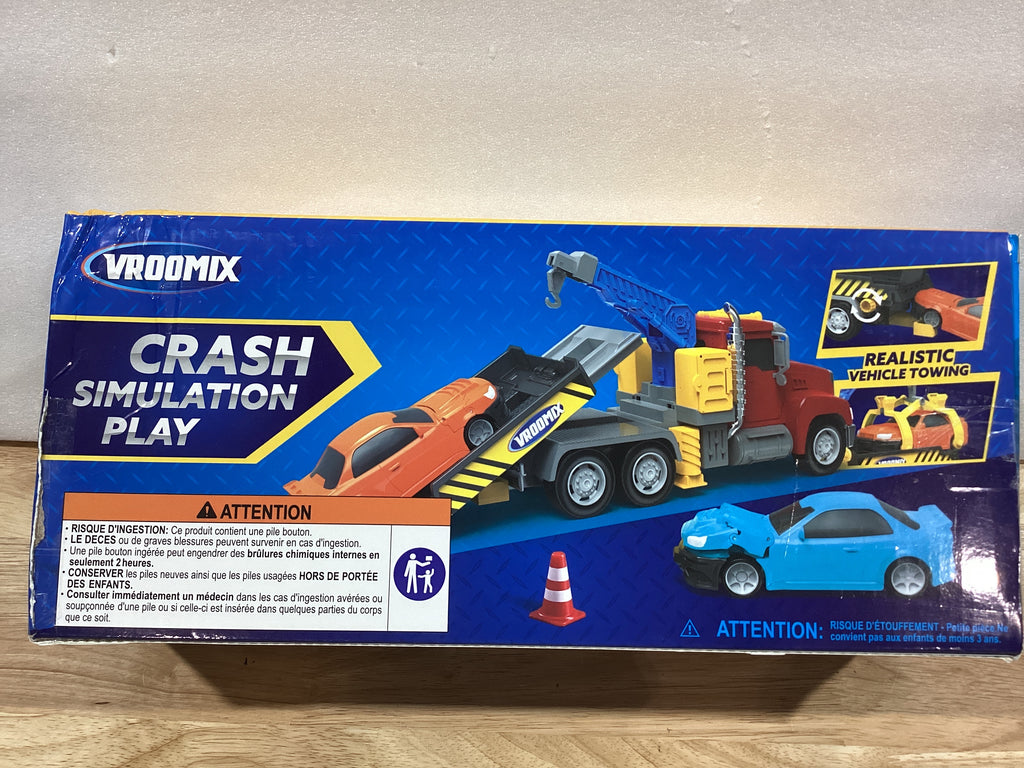 Jova Vroomix Camón Grúa Juguete | Luces y Sonidos | 2 Autos Transformables | Niños 3-7 Años