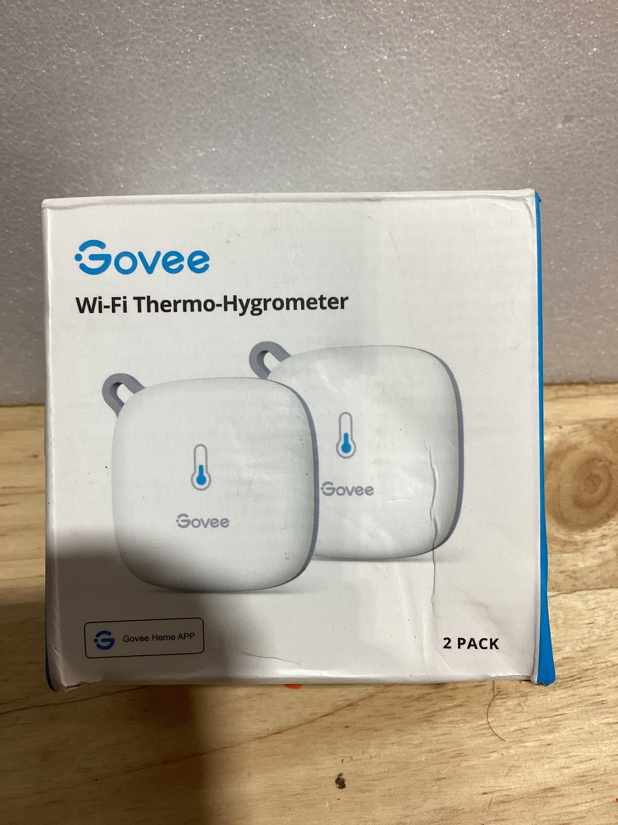 Govee Termómetro higrómetro inteligente, sensor de temperatura y humedad WiFi con alerta de notificación de aplicaciones, 2 años de exportación y almacenamiento de datos gratis, monitor remoto