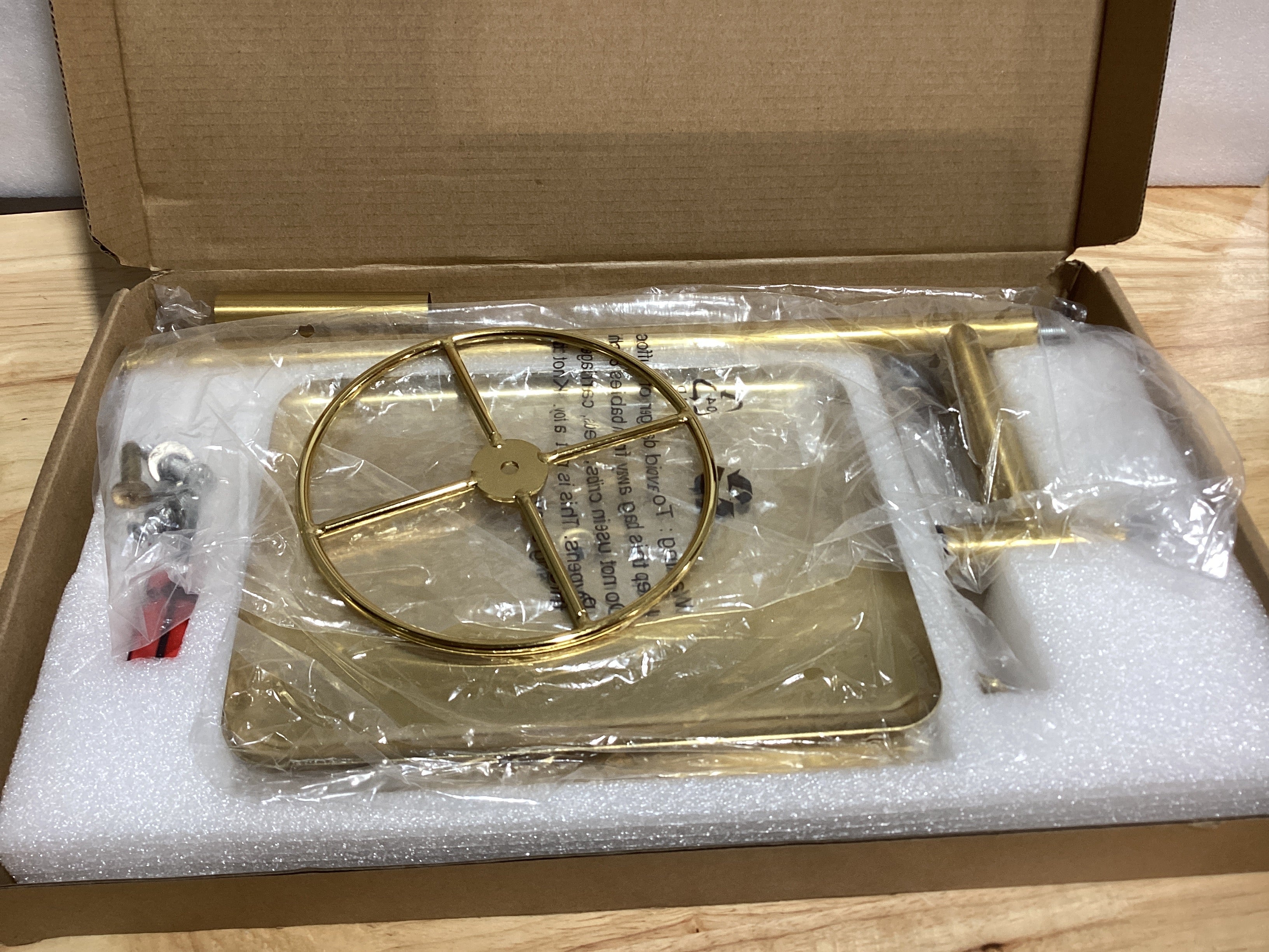Porta Papel Higiénico Sfemn Gold con Bandeja Superior | Base Pesada Antivuelco