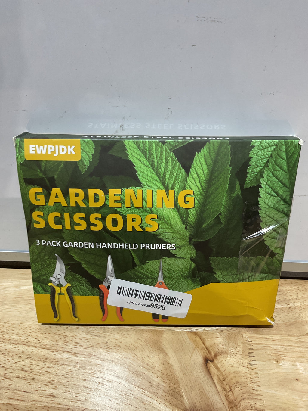 Tijeras de Poda para Jardín en Acero Inoxidable – Pack de 3 | EWPJDK