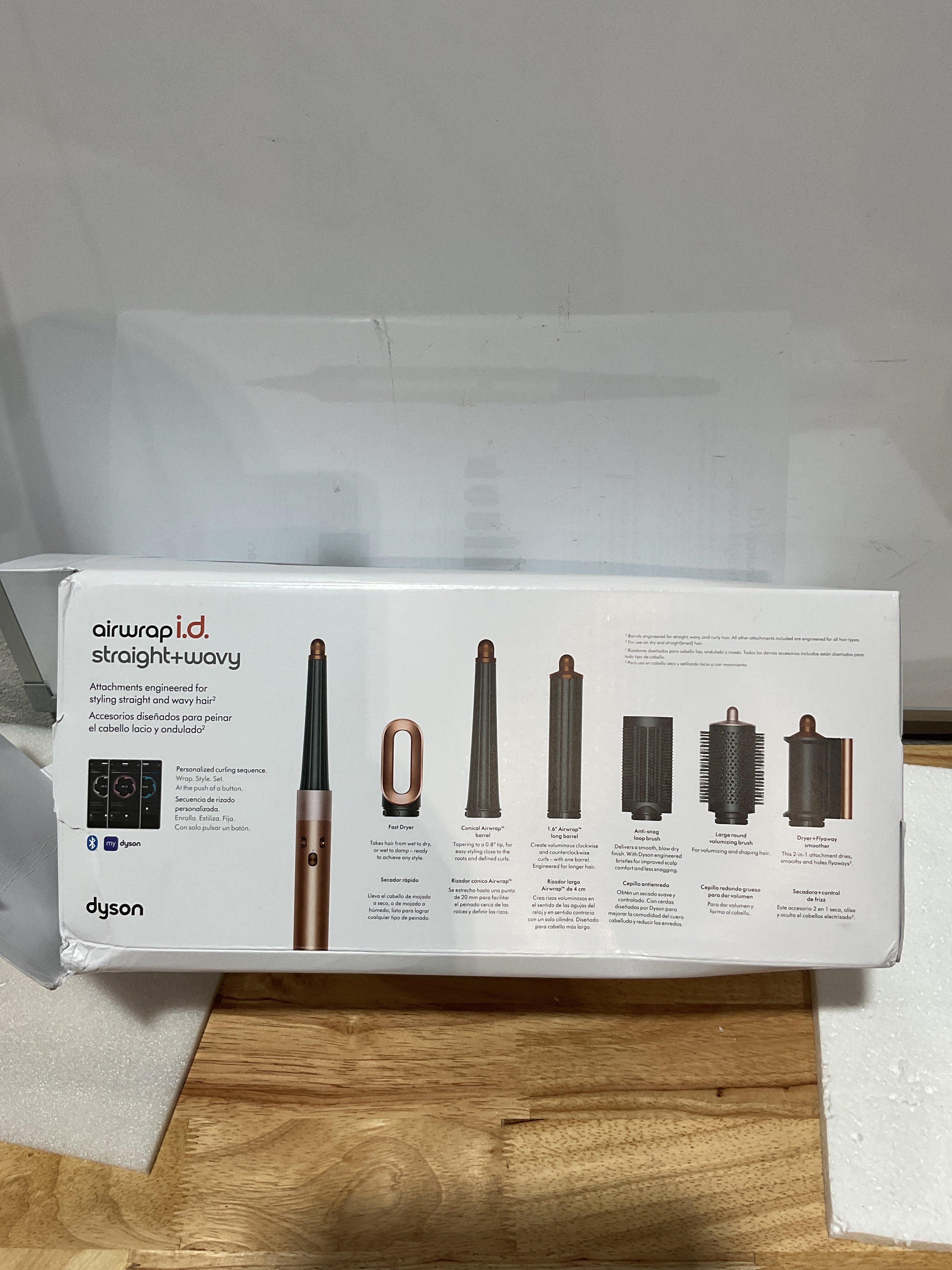 Dyson Airwrap i.d. Multi-Styler 6 en 1 - Estilizador Inteligente con Bluetooth, Sin Daño por Calor, Premio Allure