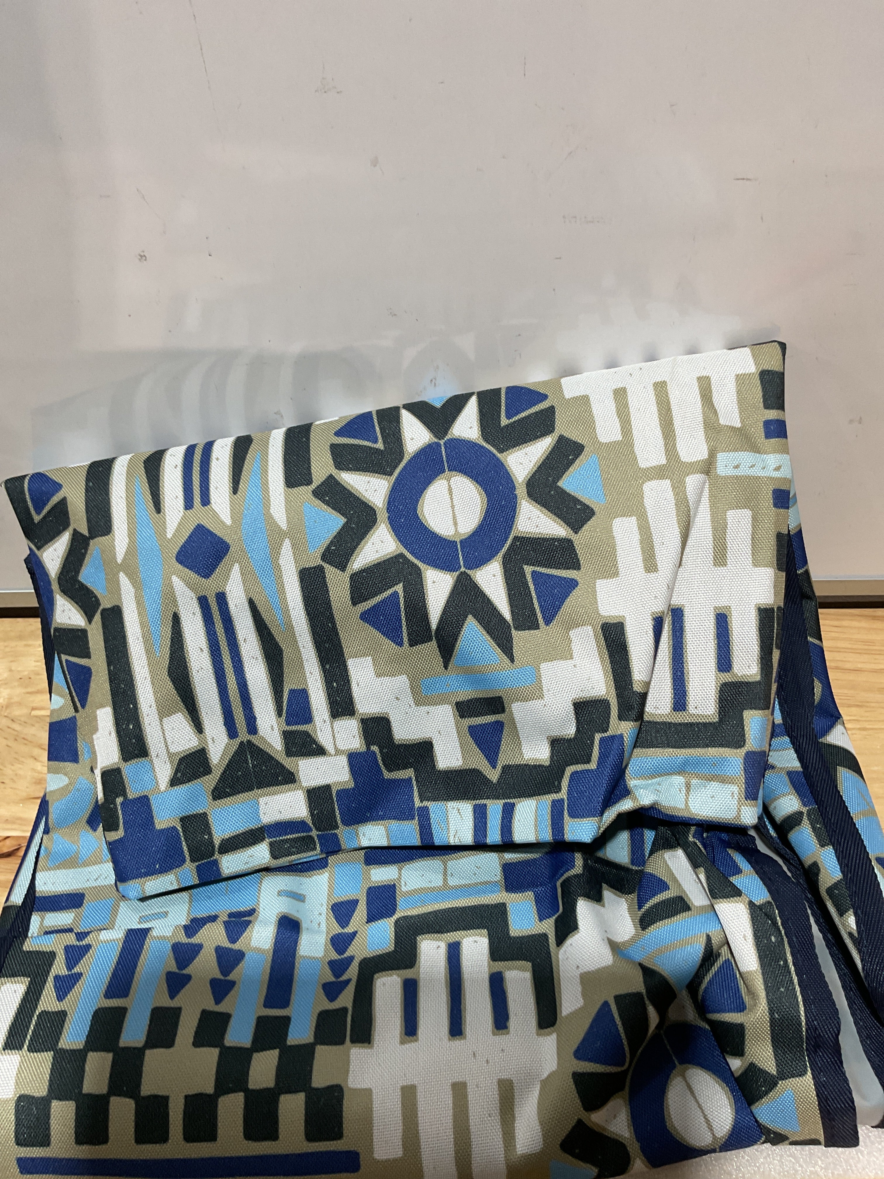 Funda Impermeable para Silla de Montar Western Harrison Howard – Estampado Mosaico Azul