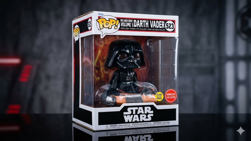 Funko Pop! Darth Vader Brilla en la Oscuridad #523 – Star Wars Red Saber Series Vol.1 | Edición Especial