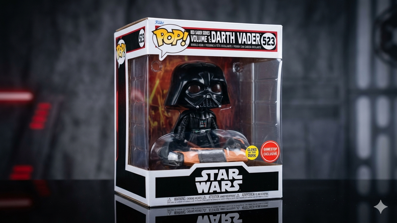 Funko Pop! Darth Vader Brilla en la Oscuridad #523 – Star Wars Red Saber Series Vol.1 | Edición Especial