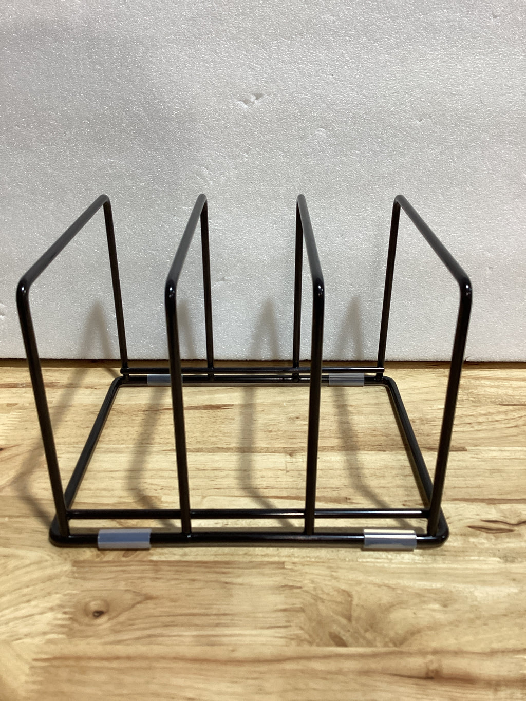 Organizador de Gabinete Cocina KORRTFID | Acero | 3 Ranuras para Sartenes, Bandejas y Tablas
