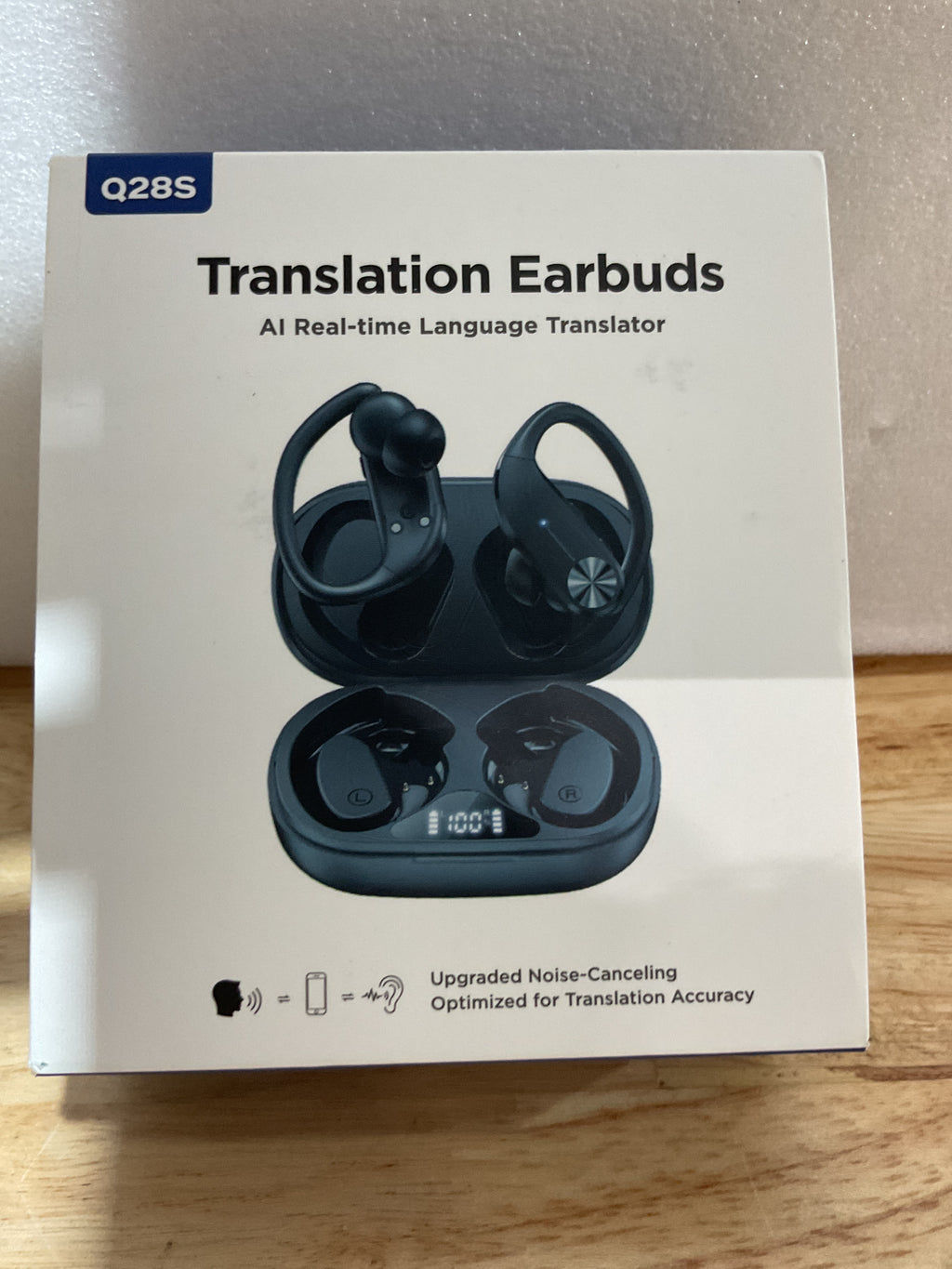 Audífonos Traductores con IA en Tiempo Real – 166 Idiomas y 60 Horas de Batería