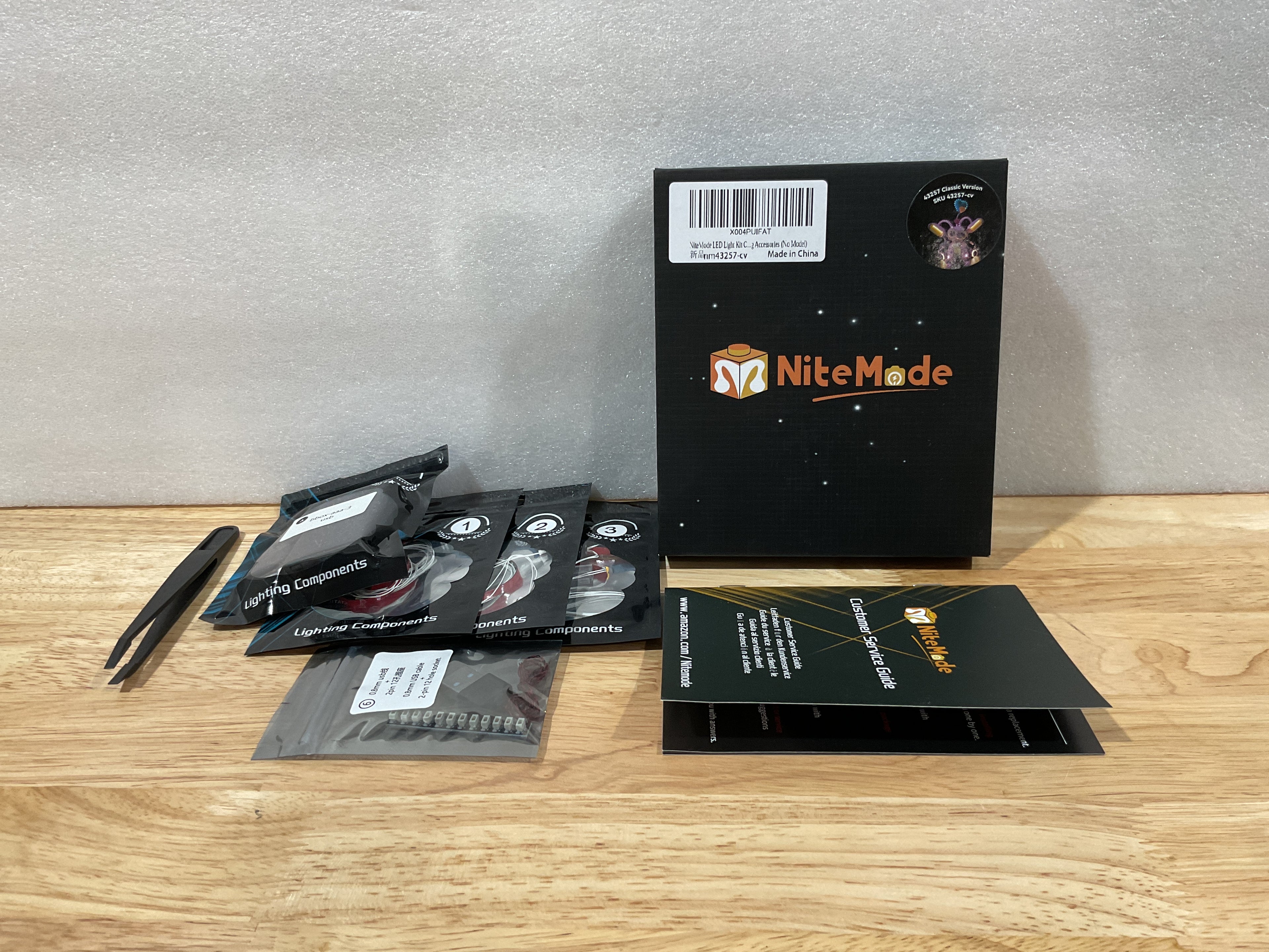 Kit de Luces LED Nitemode Compatible con Lego Angel 43257 – Accesorios de Iluminación (Solo Luces)