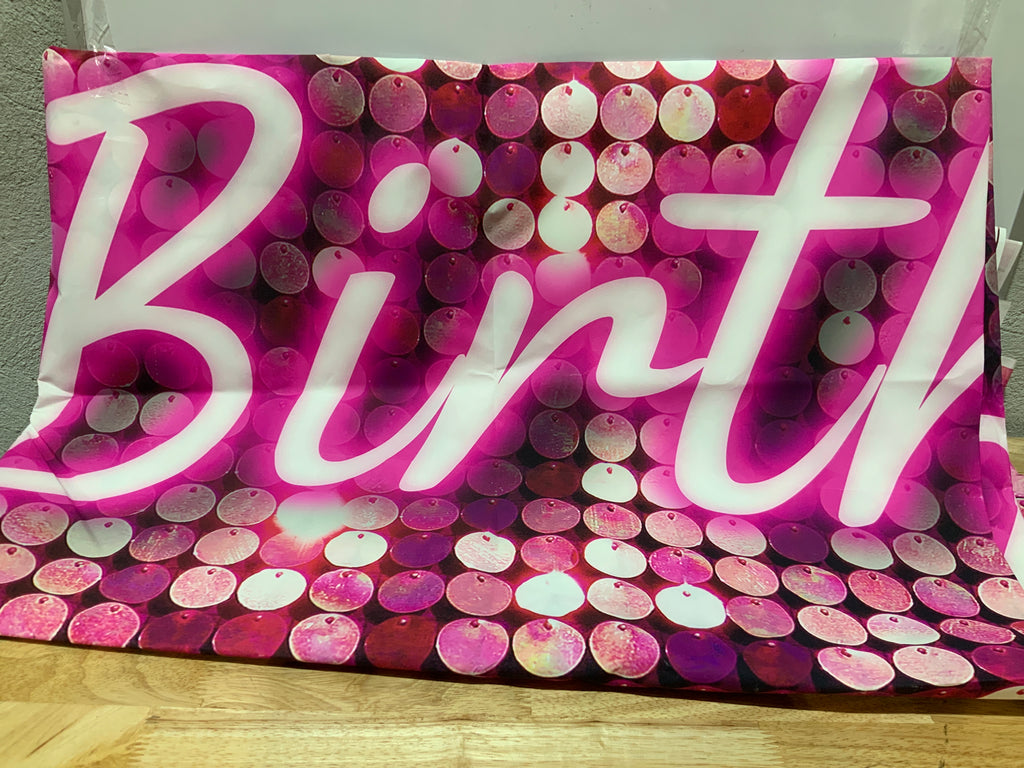 Telón de Fondo Rosa Intenso para Fiesta de Cumpleaños, Lentejuelas Brillantes, Sweet 16/18/21/30, Fondo de Fotografía para Estudio, 9x6ft