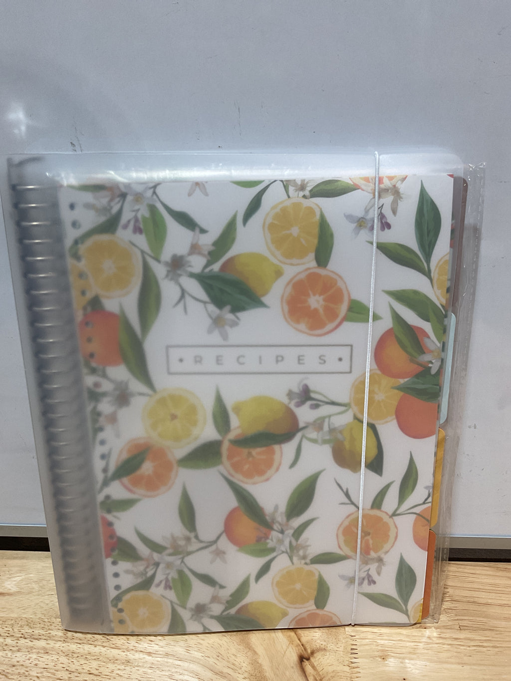 Libro de Recetas en Blanco SwiftCube – Carpeta 30 Anillos, 220 Recetas, 8 Divisores