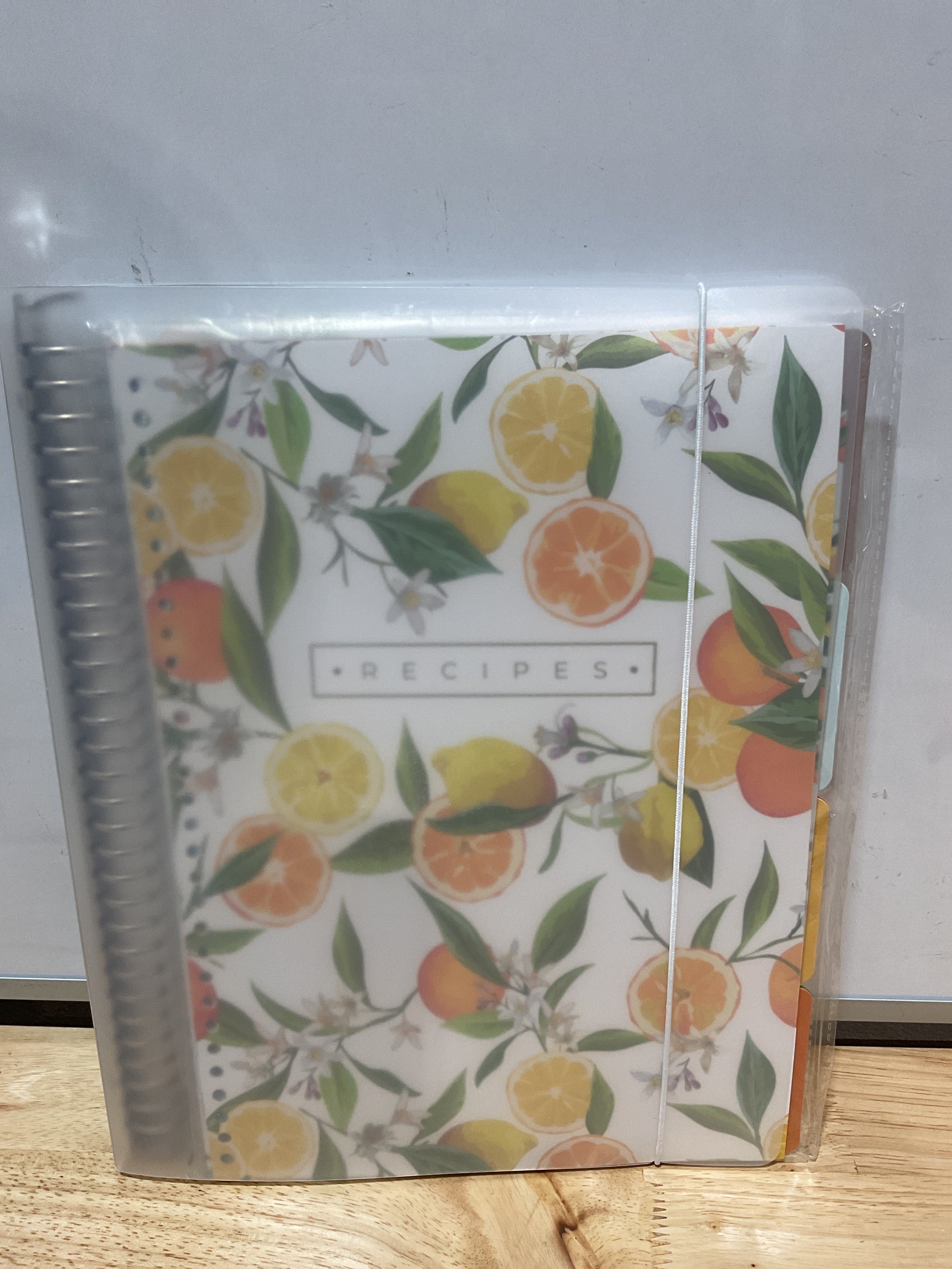 Libro de Recetas en Blanco SwiftCube – Carpeta 30 Anillos, 220 Recetas, 8 Divisores