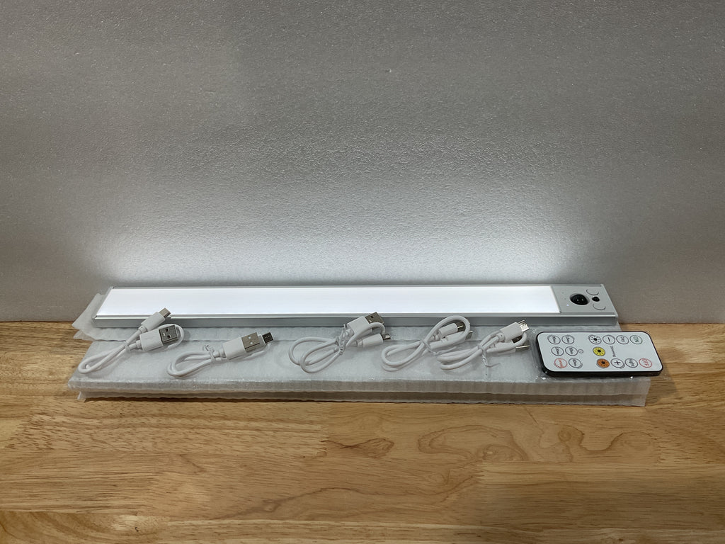 Pack 5 Luces bajo Gabinete EZVALO 4000mAh – Sensor de Movimiento, 3 Temperaturas de Color, Inalámbricas 16.5"
