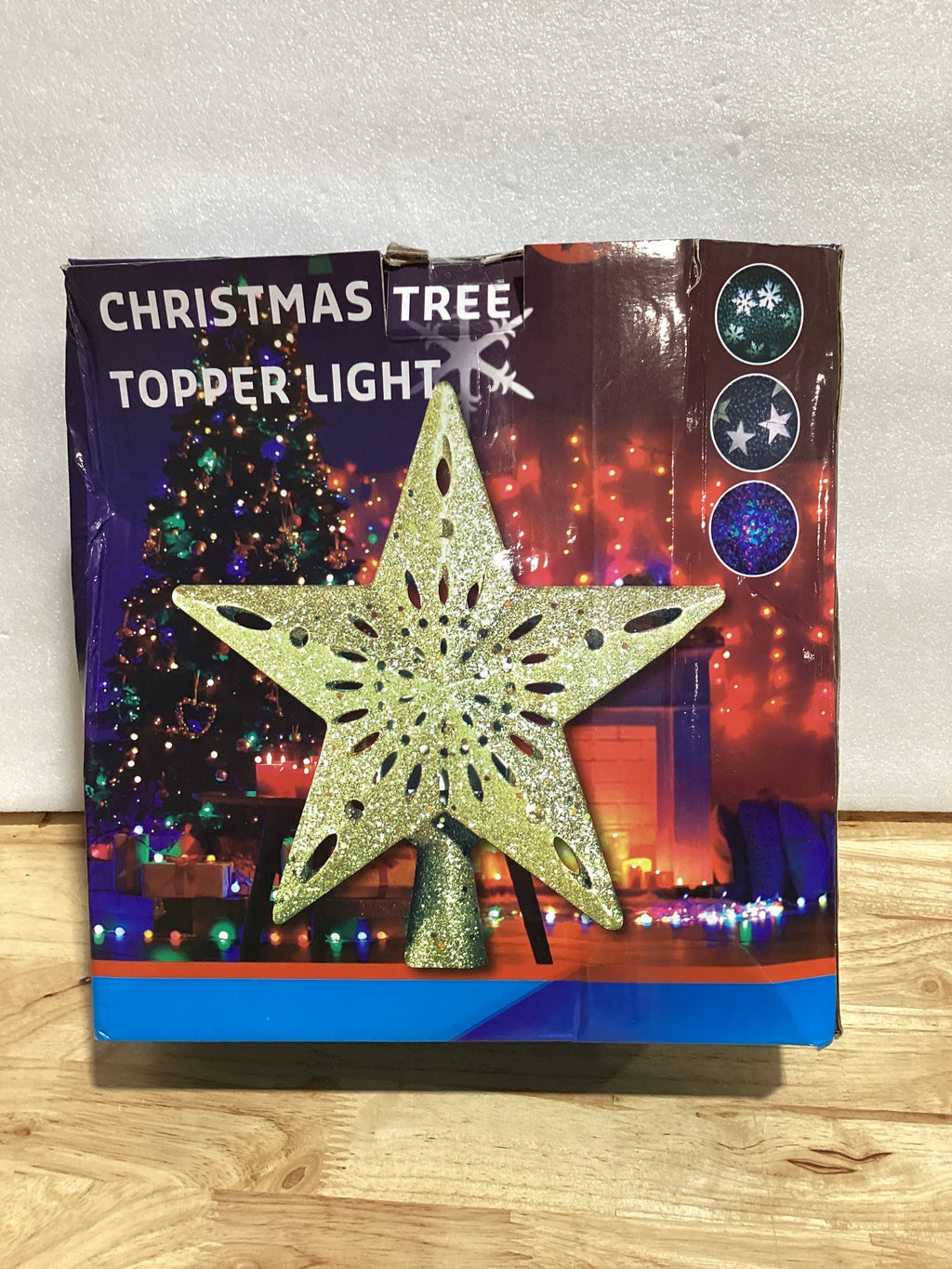 Estrella Proyectora para Árbol de Navidad | 6 Modos de Proyección LED Dinámica | Decoración Navideña