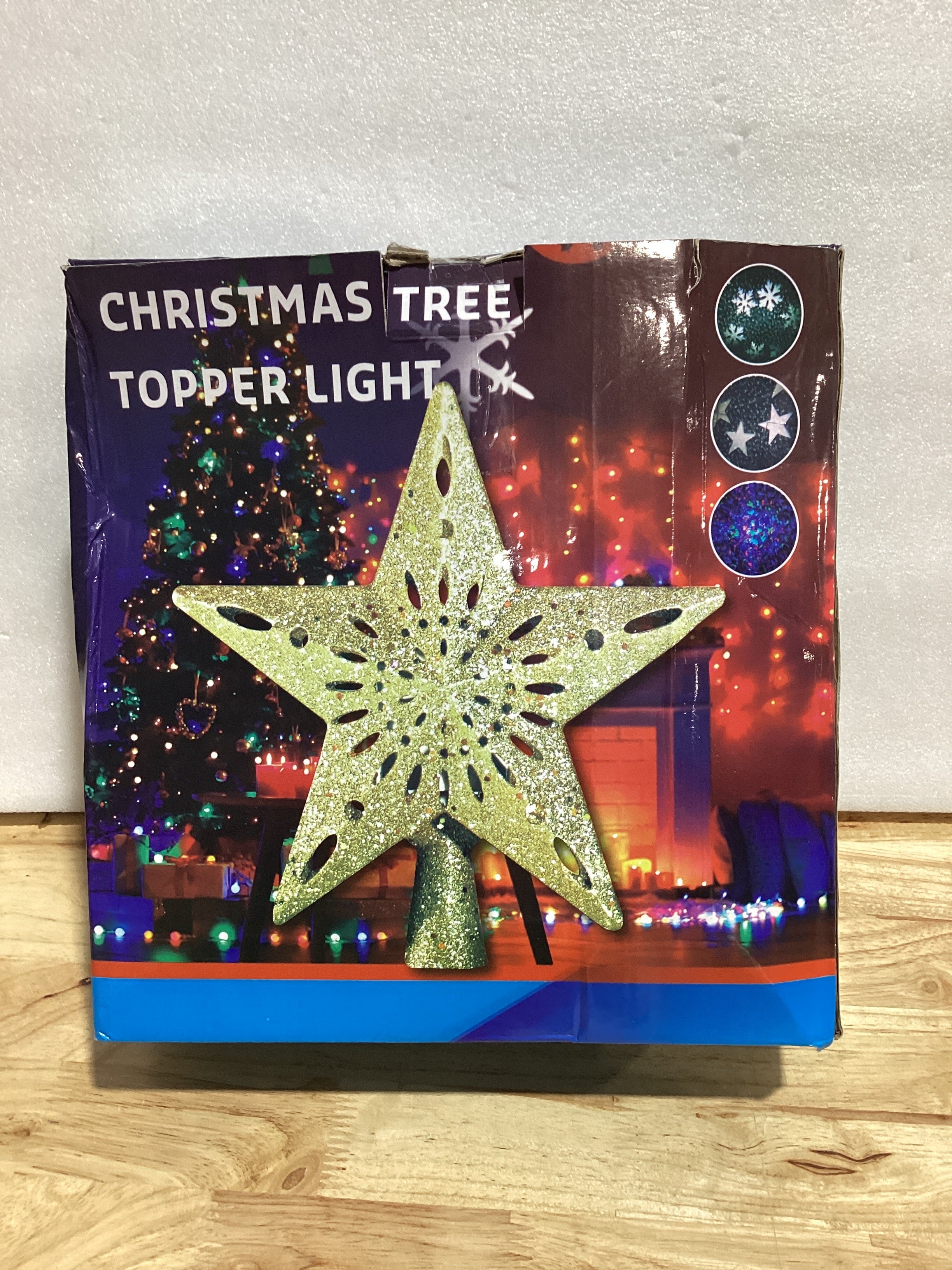 Estrella Proyectora para Árbol de Navidad | 6 Modos de Proyección LED Dinámica | Decoración Navideña