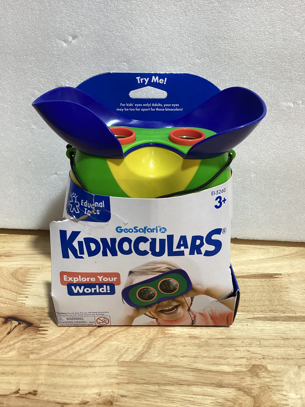 Learning Resources Prismáticos Infantiles – GeoSafari Jr Kidnoculars – Aumento 2X sin Enfoque – Desde 3 años – Juguete Educativo para Explorar la Naturaleza
