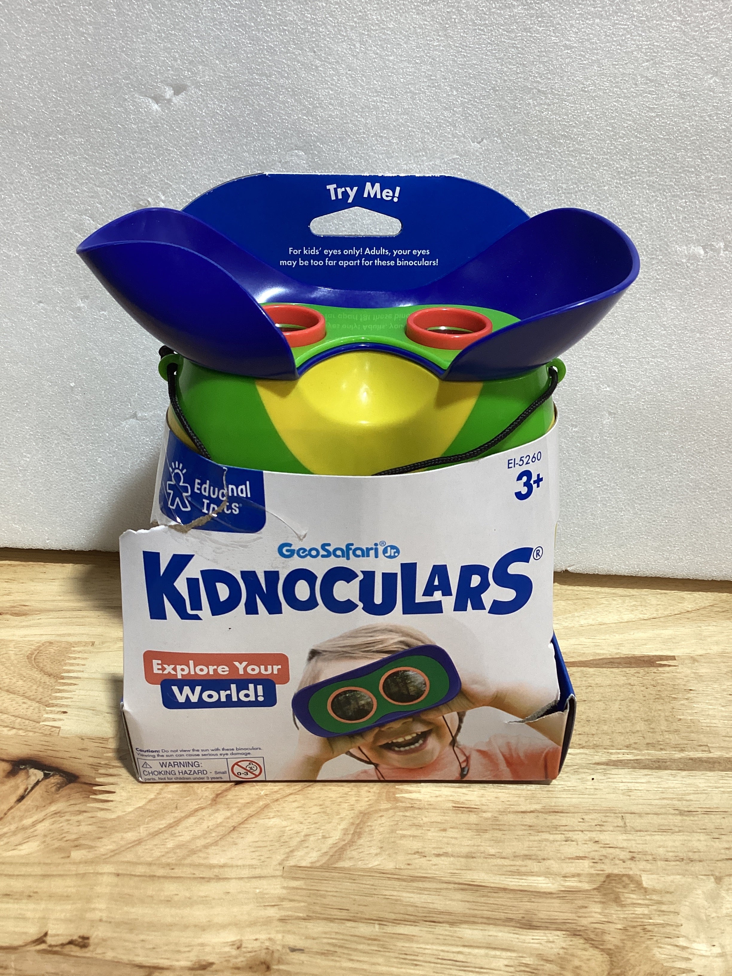 Learning Resources Prismáticos Infantiles – GeoSafari Jr Kidnoculars – Aumento 2X sin Enfoque – Desde 3 años – Juguete Educativo para Explorar la Naturaleza