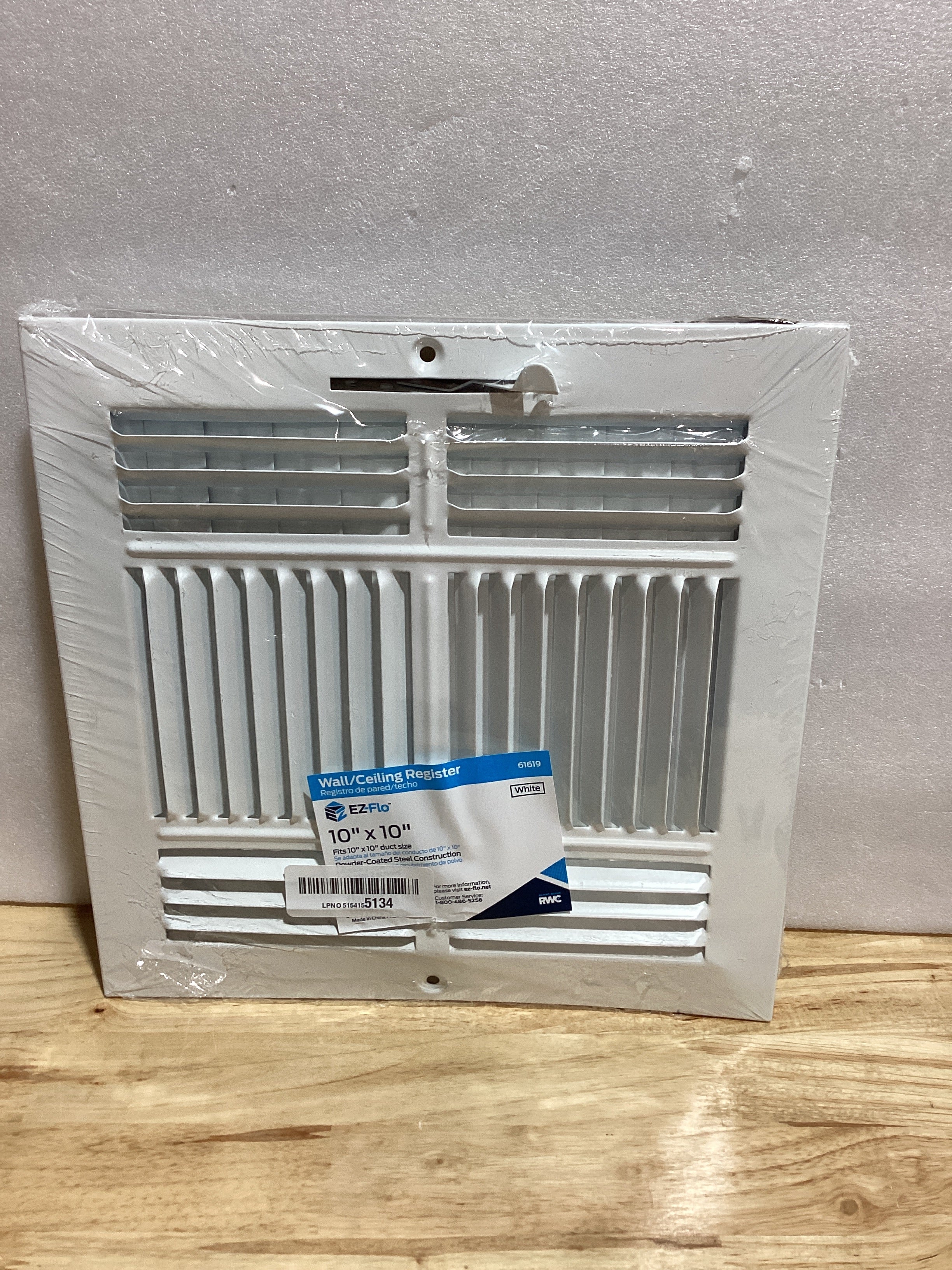 Cubiertas de ventilación de aire de 10 x 10 pulgadas [apertura del conducto] para pared o techo