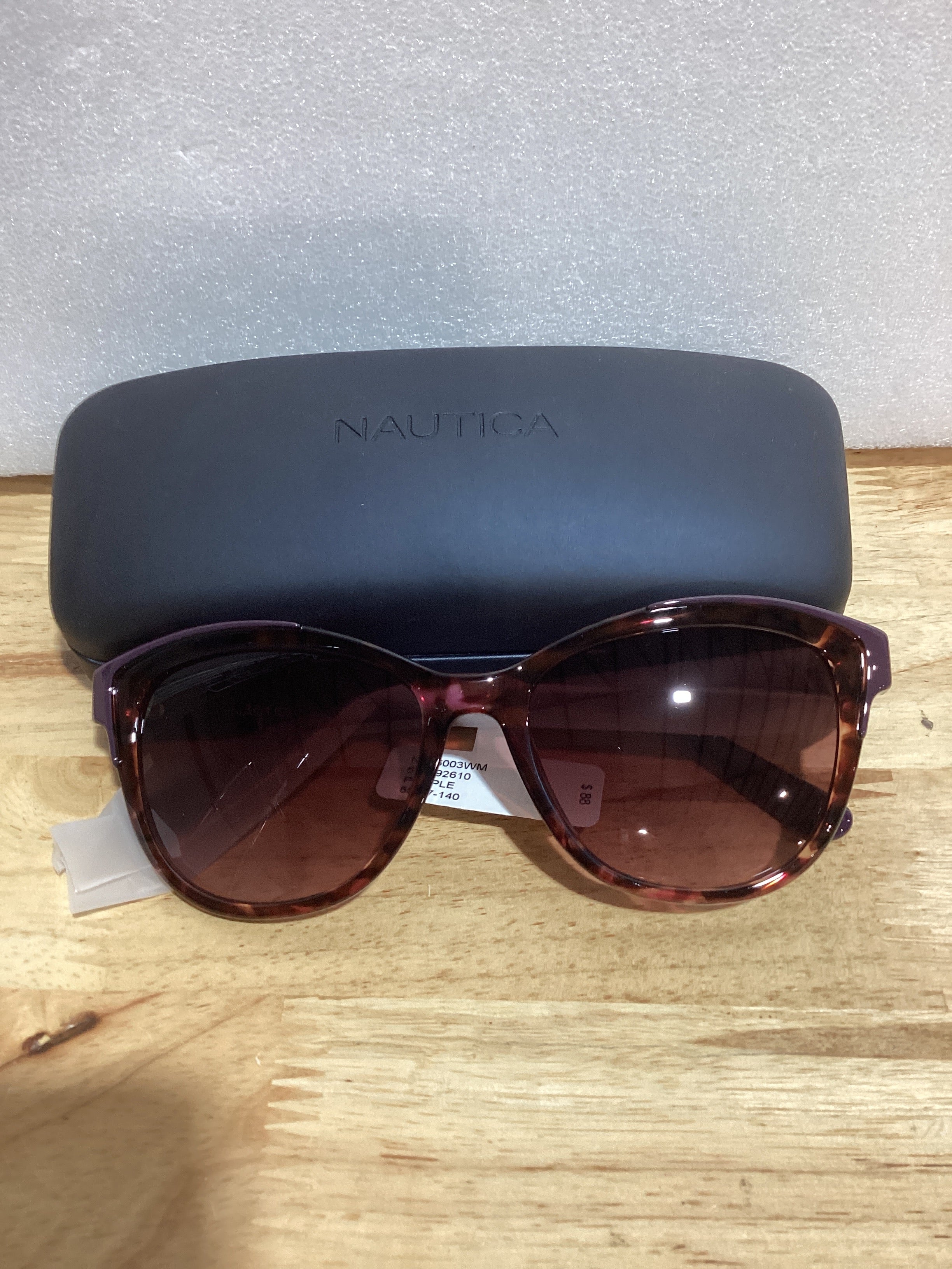 Nautica Gafas de Sol de Moda para Mujer Rx'able, NLS6003, Morado, 55-17-140, con Estuche