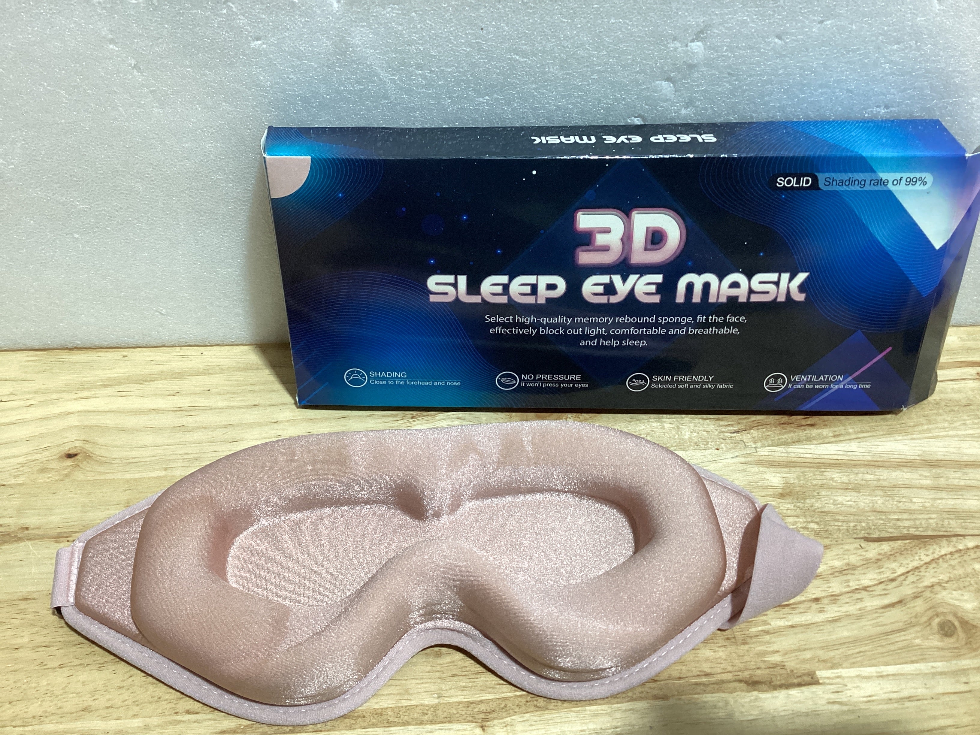 Sleep Eye Antifaz 3D para Dormir – Máscara de Ojos Cómoda para Hombres y Mujeres