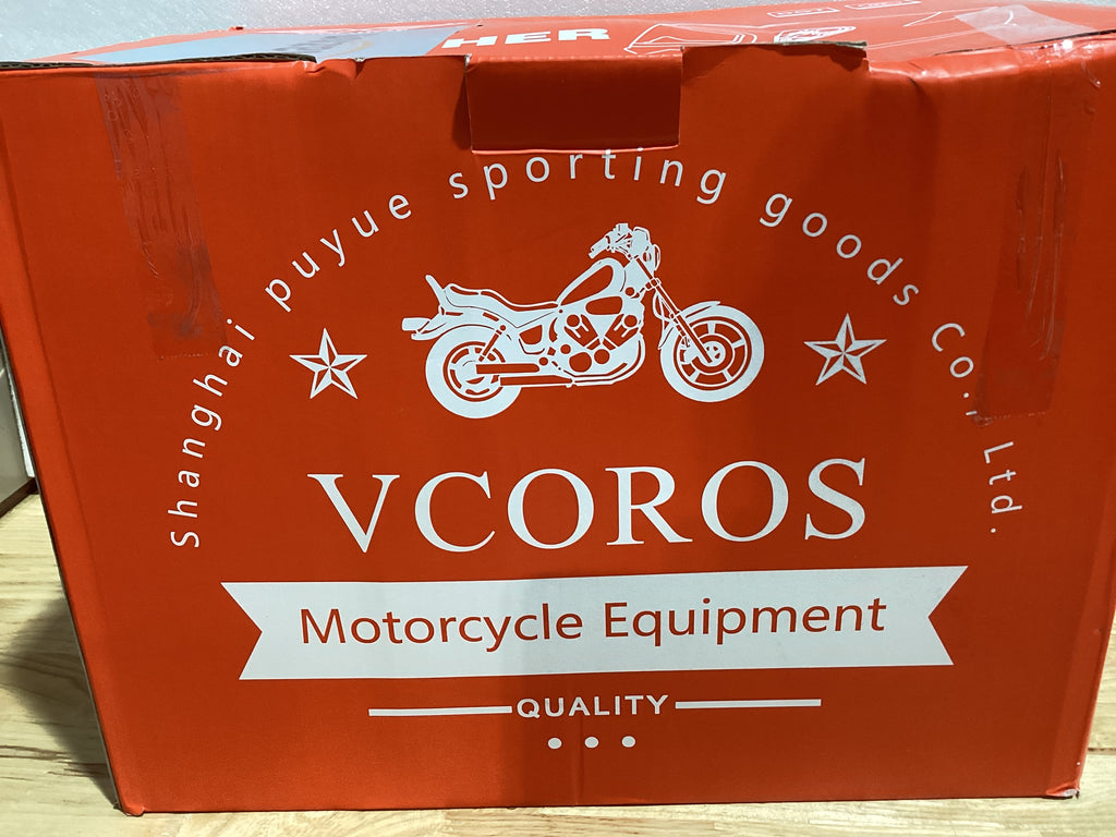VCOROS Casco integral para motocicleta, unisex, para adultos, aprobado por DOT, WS-609, casco de carreras de moto de calle