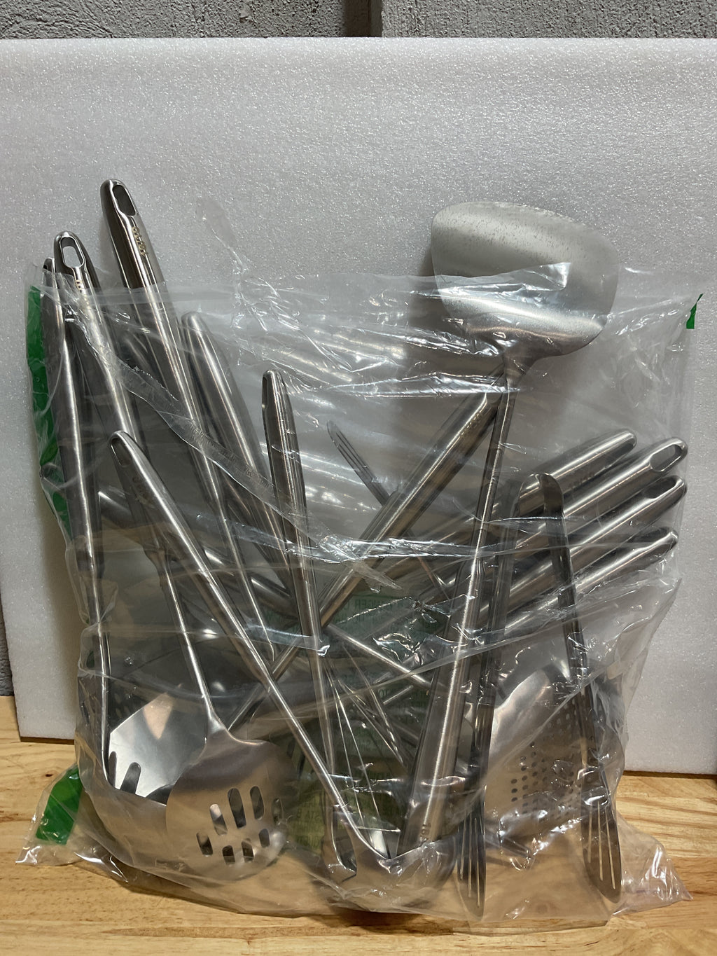 Set de Utensilios de Cocina Acero Inoxidable 18/10 | 16 Piezas Todo Metal