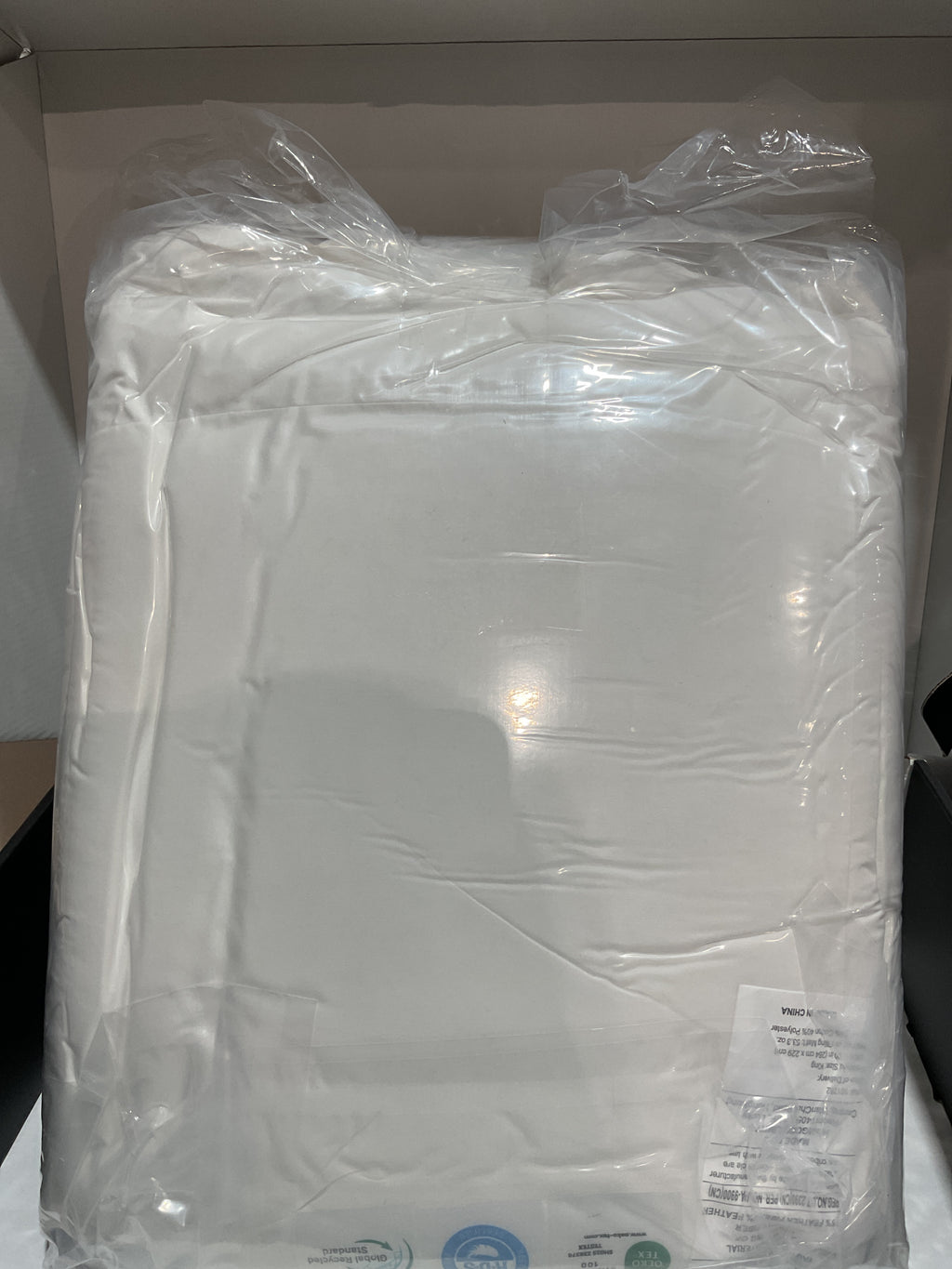Edredón downlux King Size Plumas y Fibra de Ganso – Diseño Baffle Box 3D, 264x229 cm