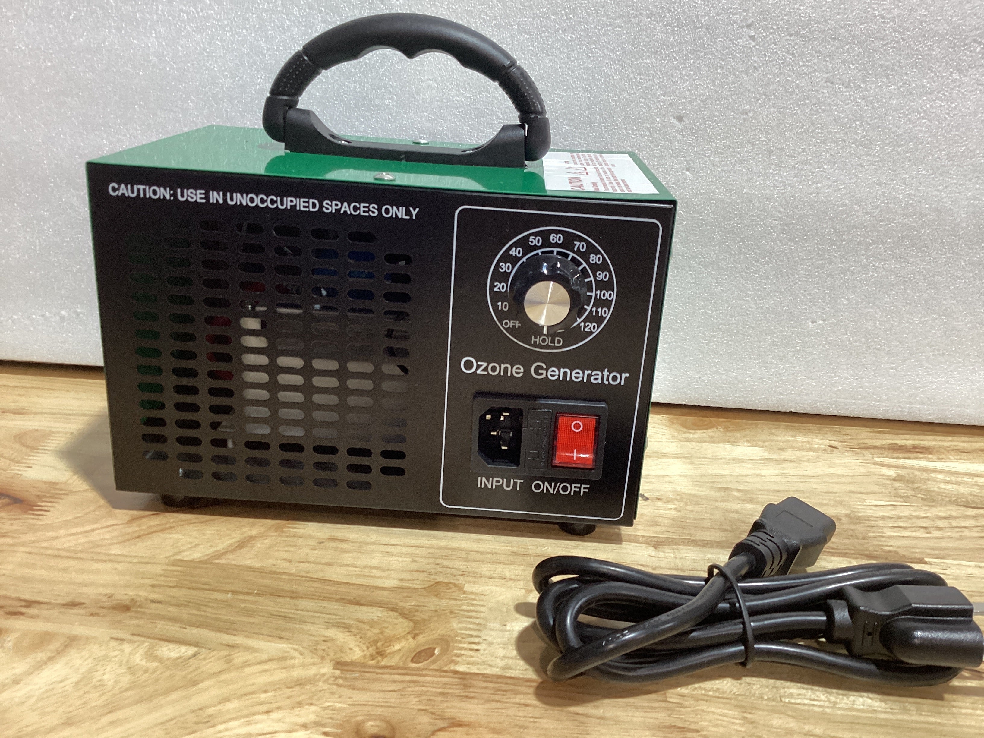 Generador de Ozono Industrial 45,000mg/h — Desodorizador O3 para Áreas de hasta 2,500 pies²