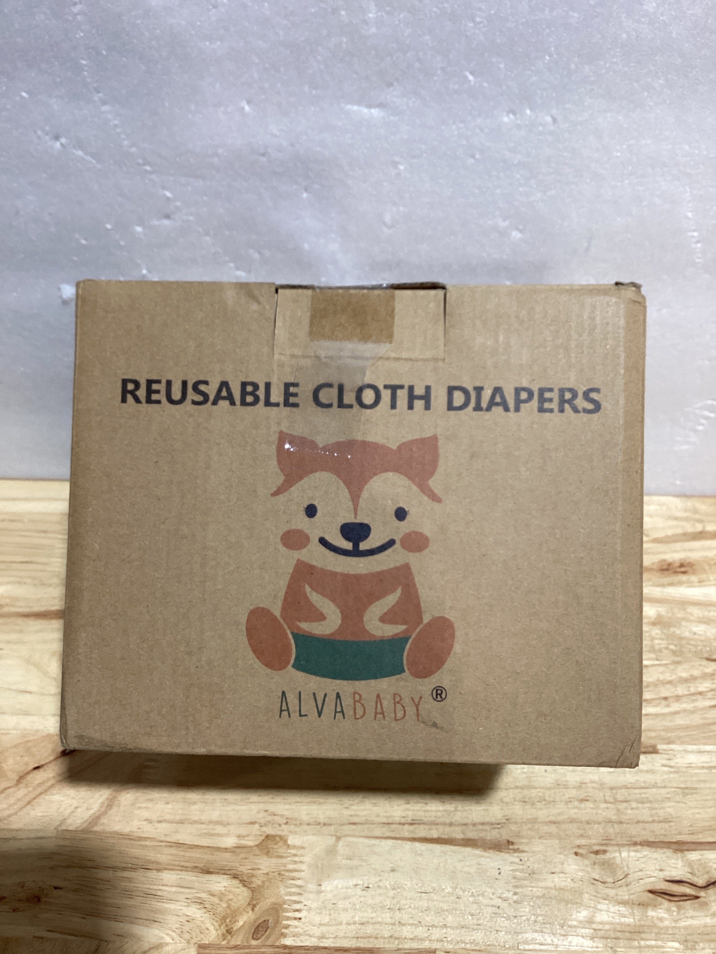 Set de 6 Pañales de Tela Reutilizables ALVABABY | Ecológicos, Lavables y Ajustables para Bebé