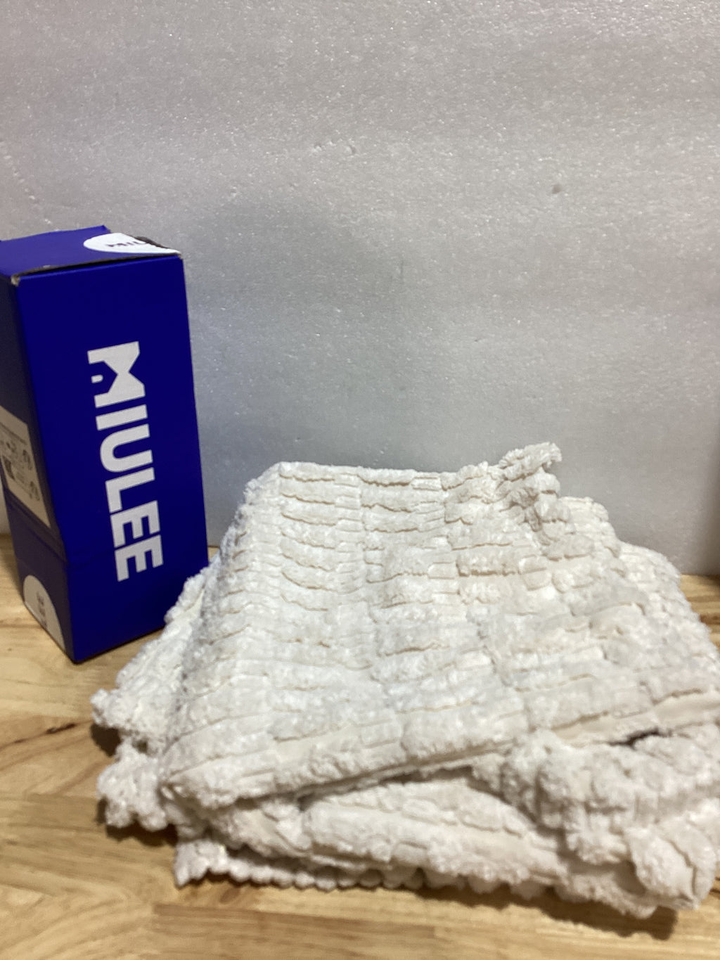 MIULEE- Juego de 2 fundas decorativas de pana suave p/cojín euro; diseño a rayas estilo bohemio, moderno, rural; decorac. p/el hogar, sala de estar, sofá, sillón, cama (26 x 26 pulgadas, blanco crema)