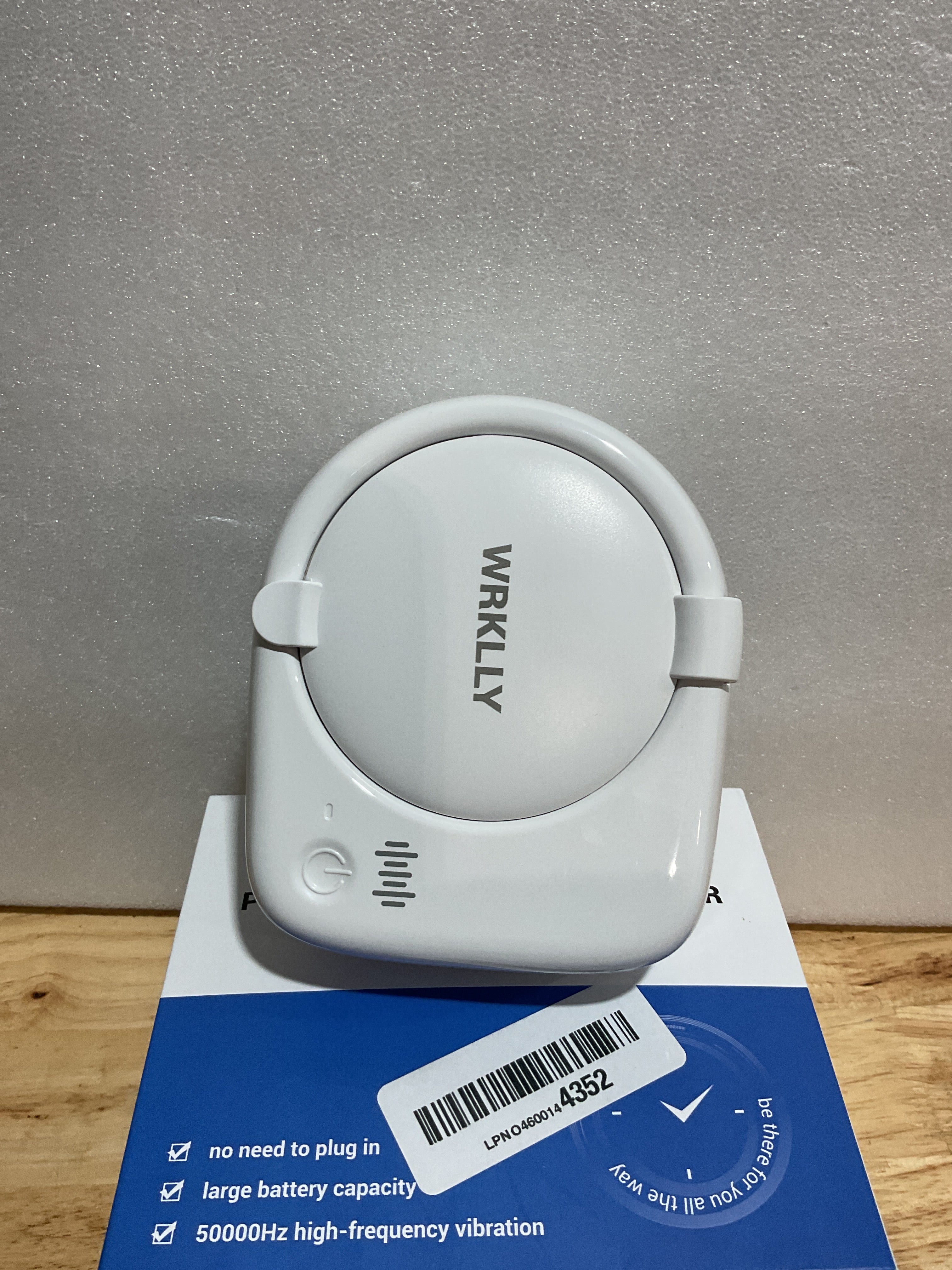 Limpiador Ultrasónico Recargable Wrklly 50kHz — Para Retenedores, Alineadores, Protectores y Joyas (6 Tabletas Incluidas)