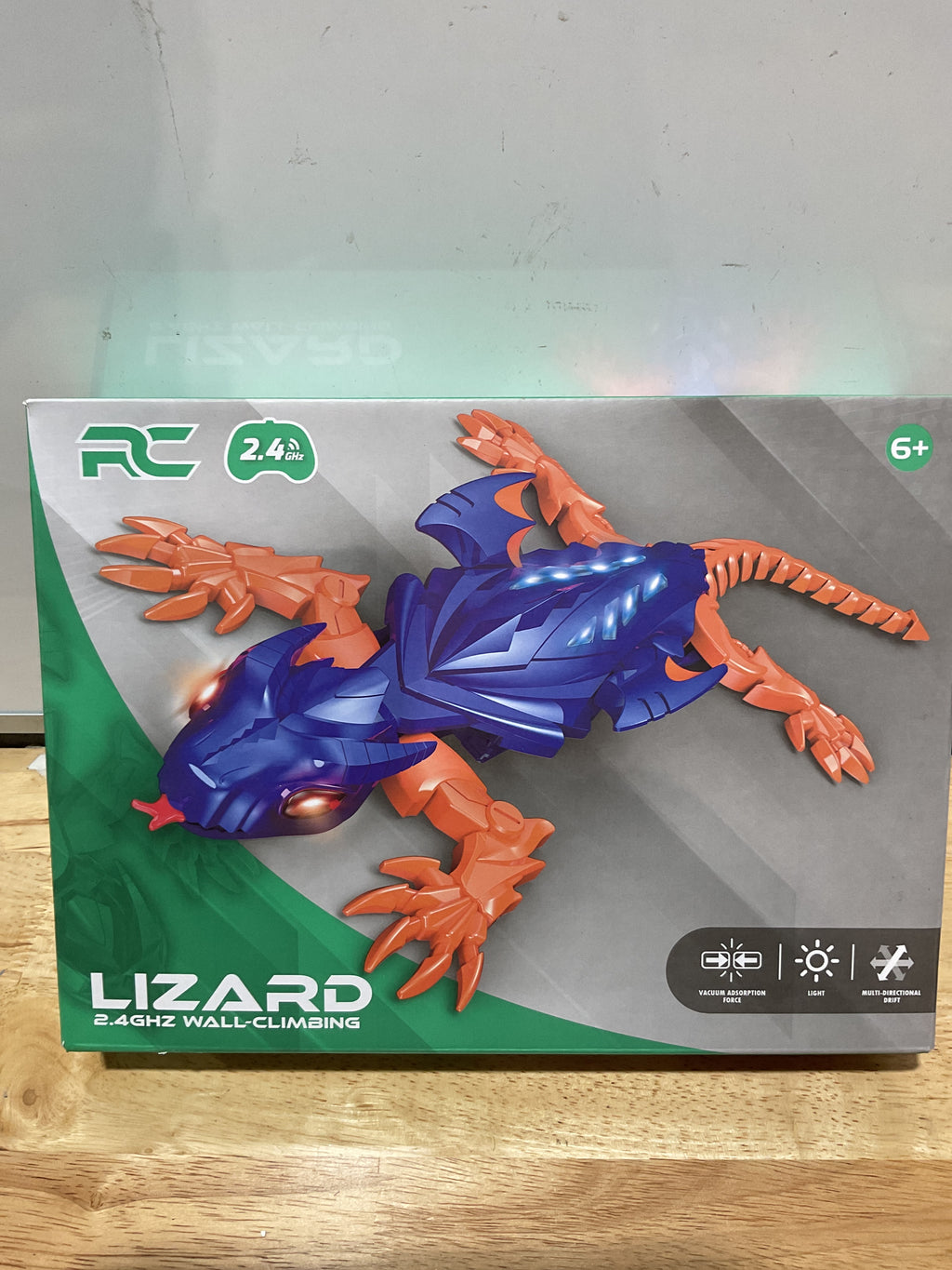 Gecko Trepador de Pared Kimdog – Lagarto Eléctrico con Control Remoto para Niños +6 Años
