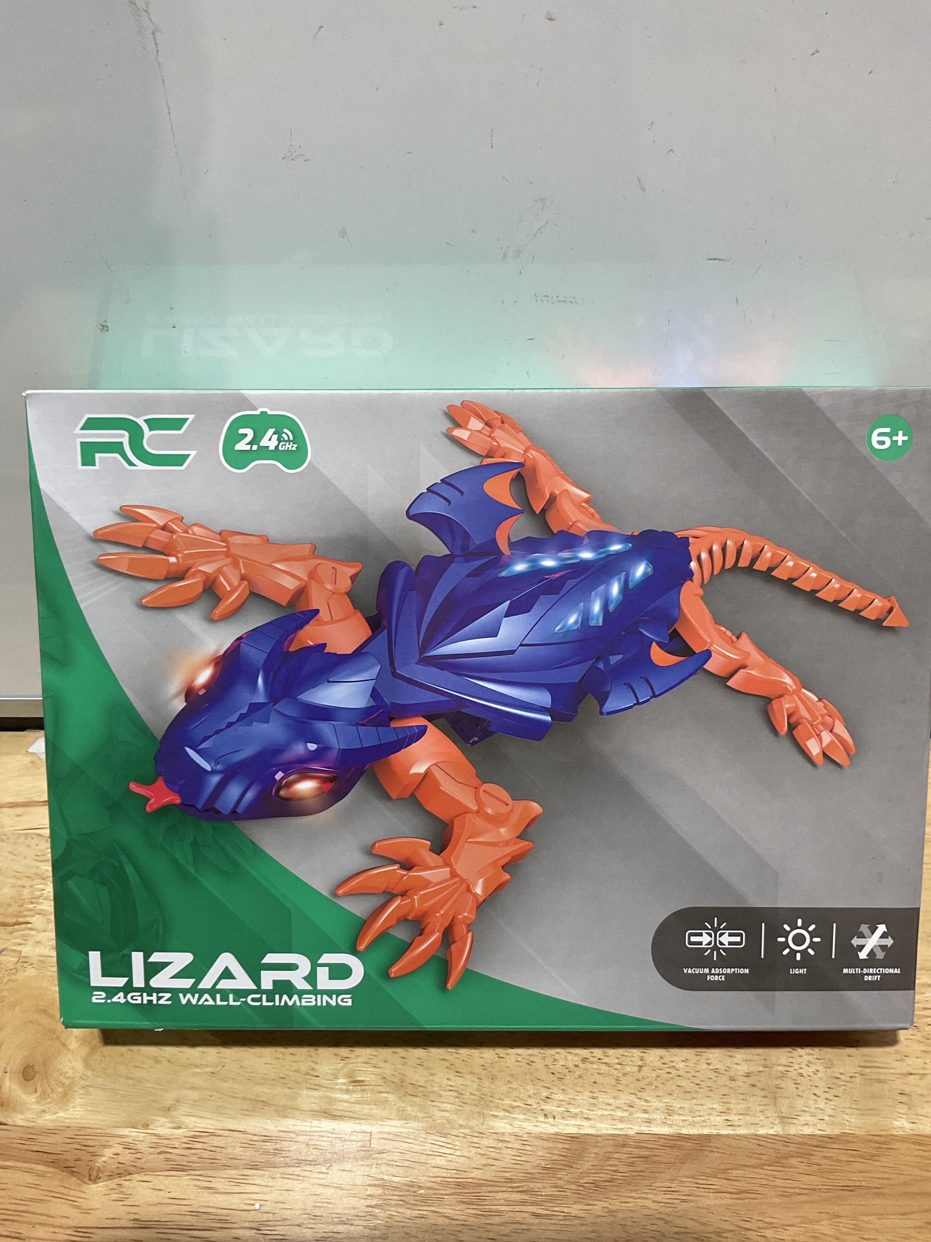 Gecko Trepador de Pared Kimdog – Lagarto Eléctrico con Control Remoto para Niños +6 Años