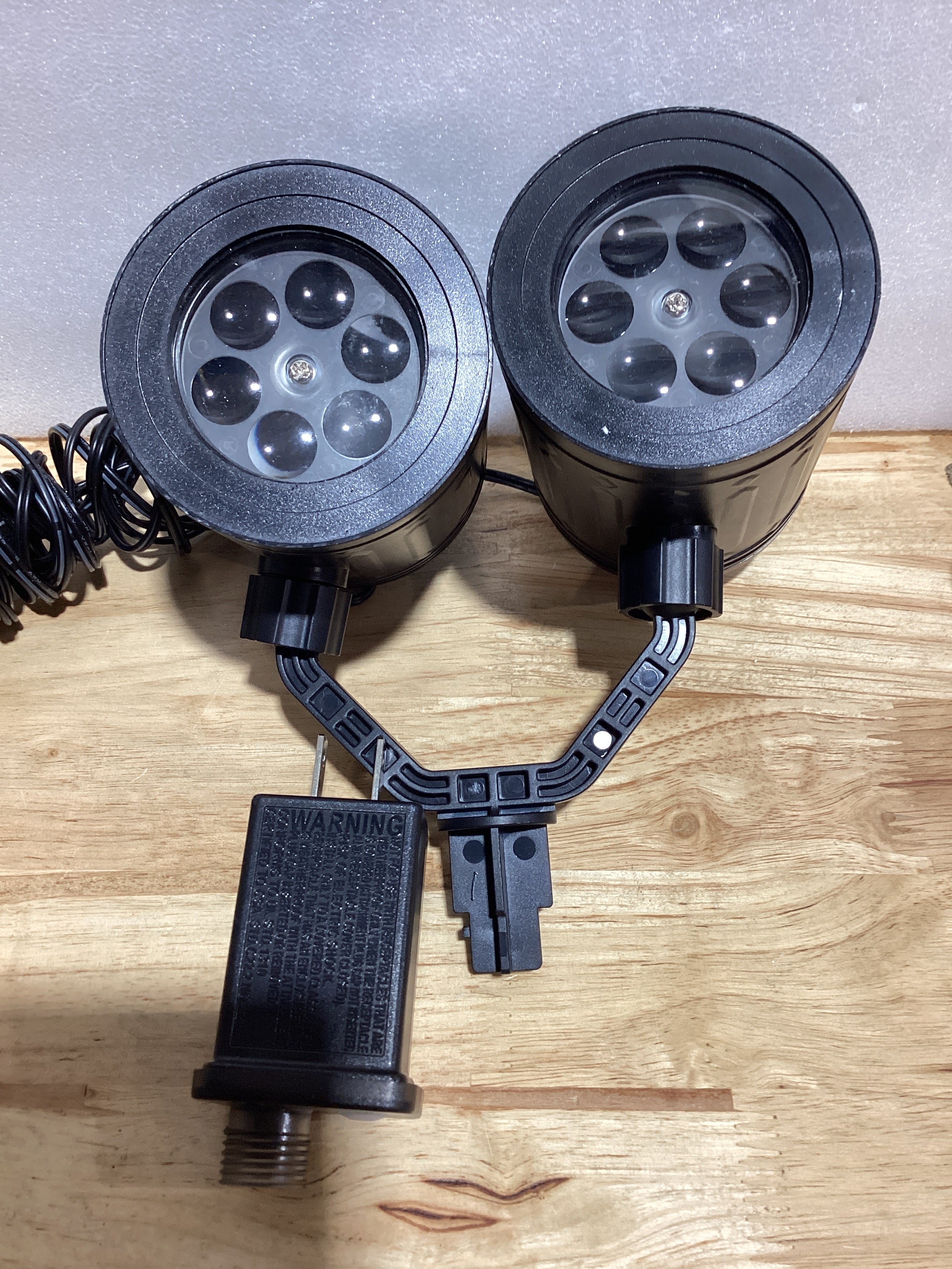Lámpara proyector de copo de nieve de doble cabeza mejorada, luz de copo de nieve giratoria impermeable IP65, para decoración de Navidad en interiores y exteriores, día festivo, decoración