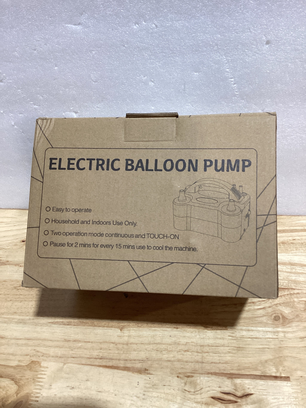 Bomba de aire eléctrica para globos Party Propz de 220 V y 600 W con doble boquilla - Paquete de 1 bomba de aire para globos | Soplador de globos | Inflador de globos eléctrico (rosa)