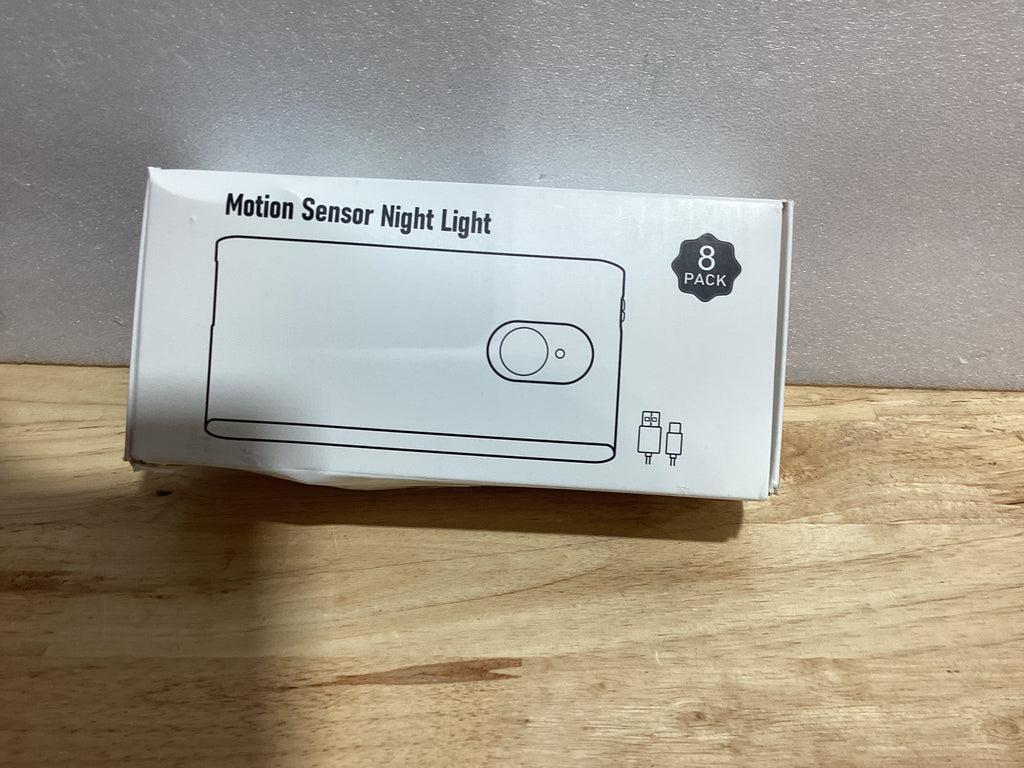 WILLED Luces Nocturnas Recargables con Sensor de Movimiento Blanco Cálido – Inalámbricas para Interior, Pack x8