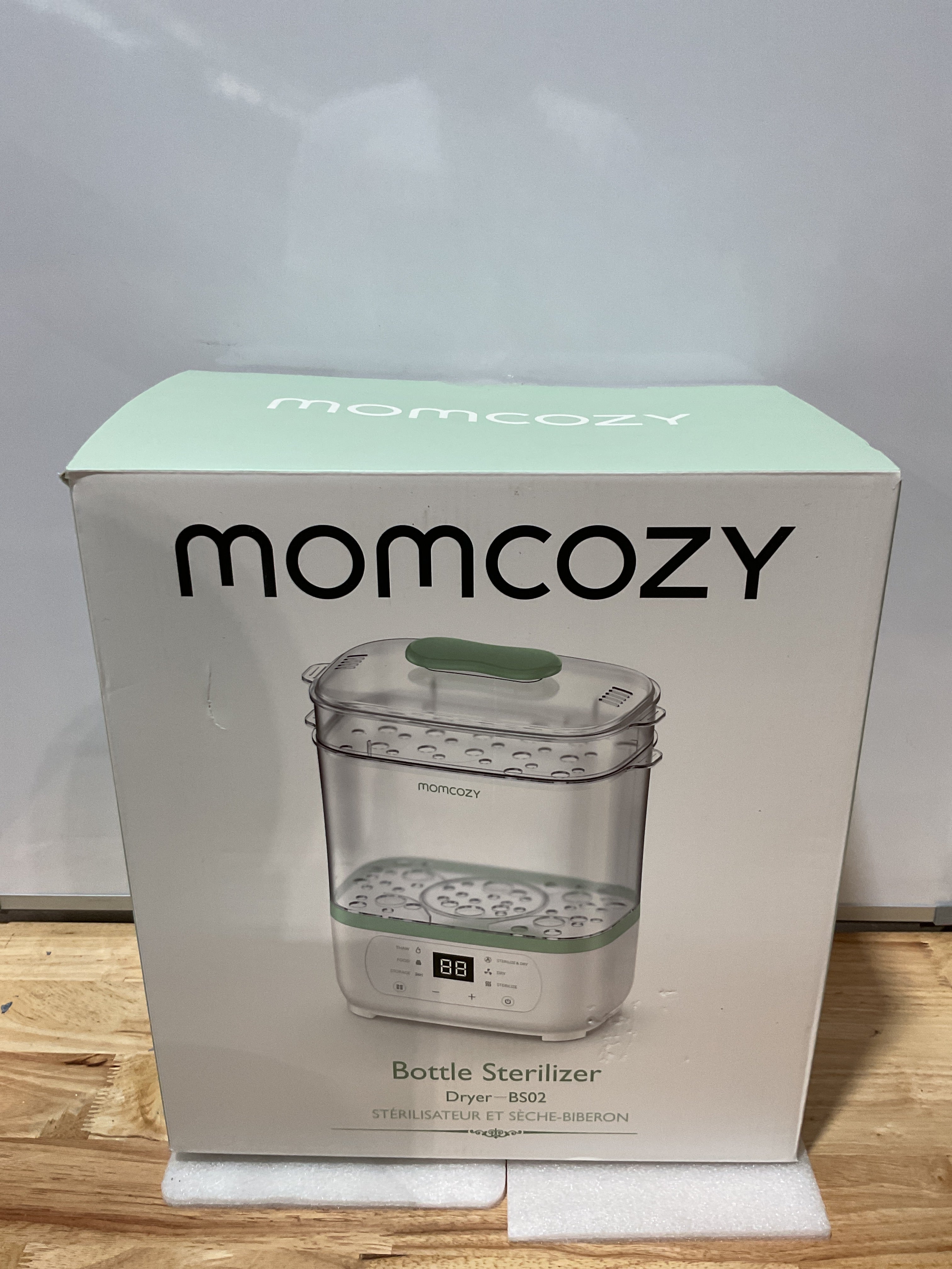Esterilizador y Secador de Biberones Momcozy 8 en 1 – Vapor Eléctrico para Bebé y Accesorios de Lactancia
