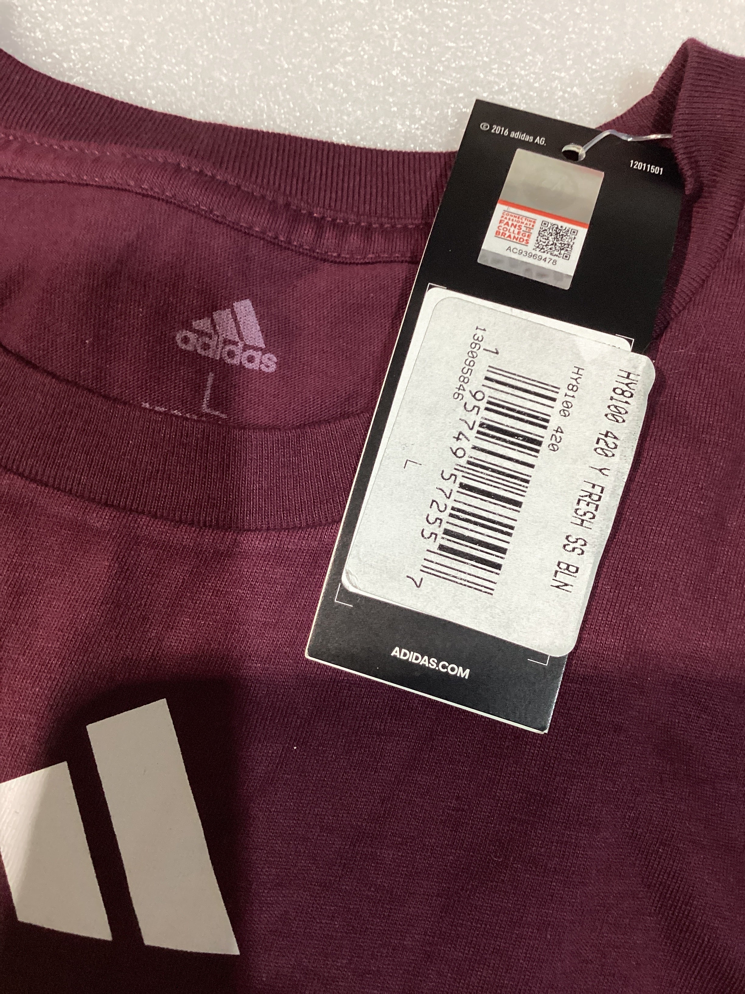 Camiseta Aggies para Hombre – Talla L, Color Morado