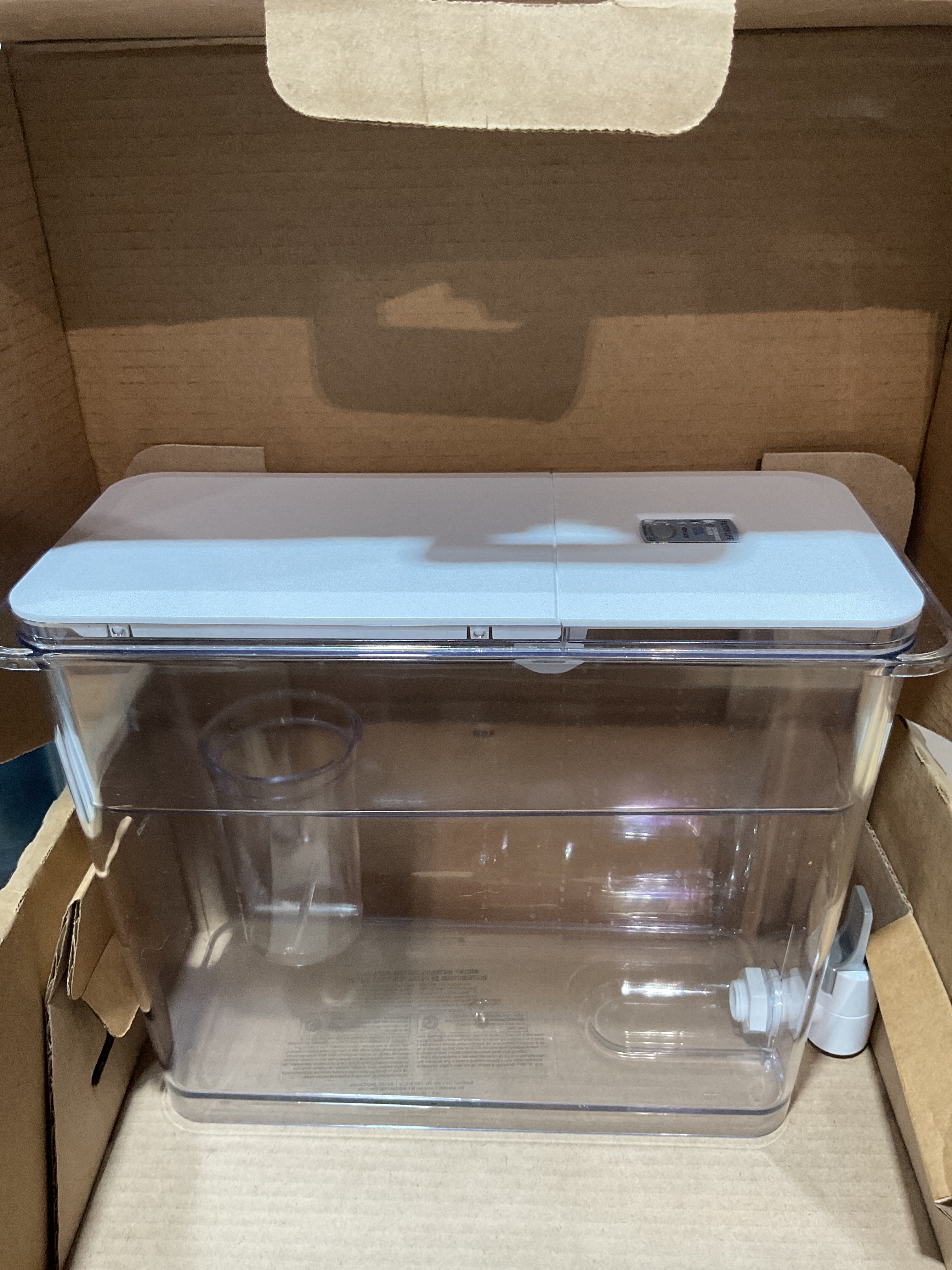 Dispensador de Agua Brita UltraMax 27 Tazas con Filtro BritaPlus — Blanco