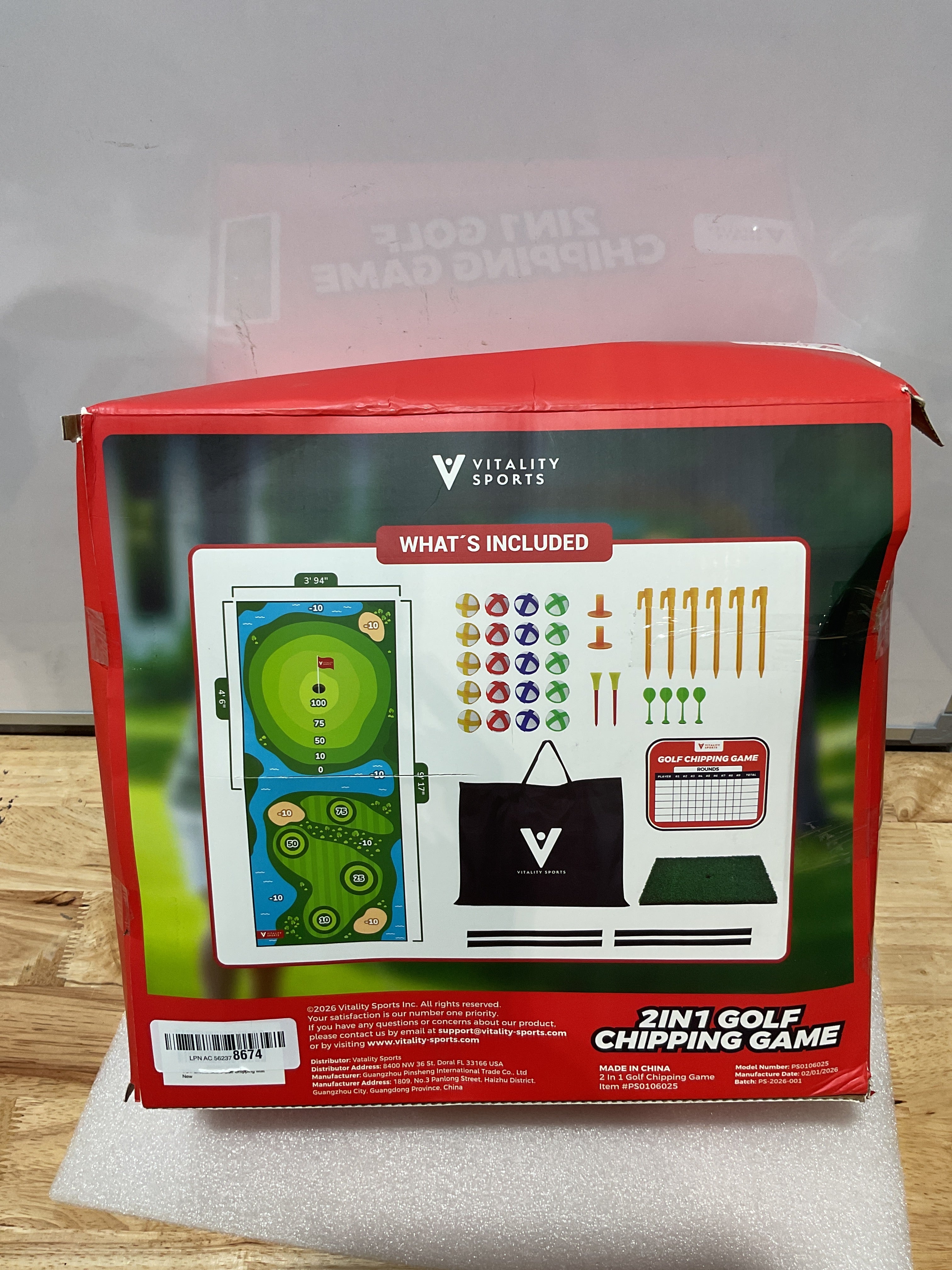 TOY Life Chipping - Tapetes de práctica de golf, juego de golf, tapete de entrenamiento para interiores y exteriores, para adultos, familia, niños, equipo de juego al aire libre