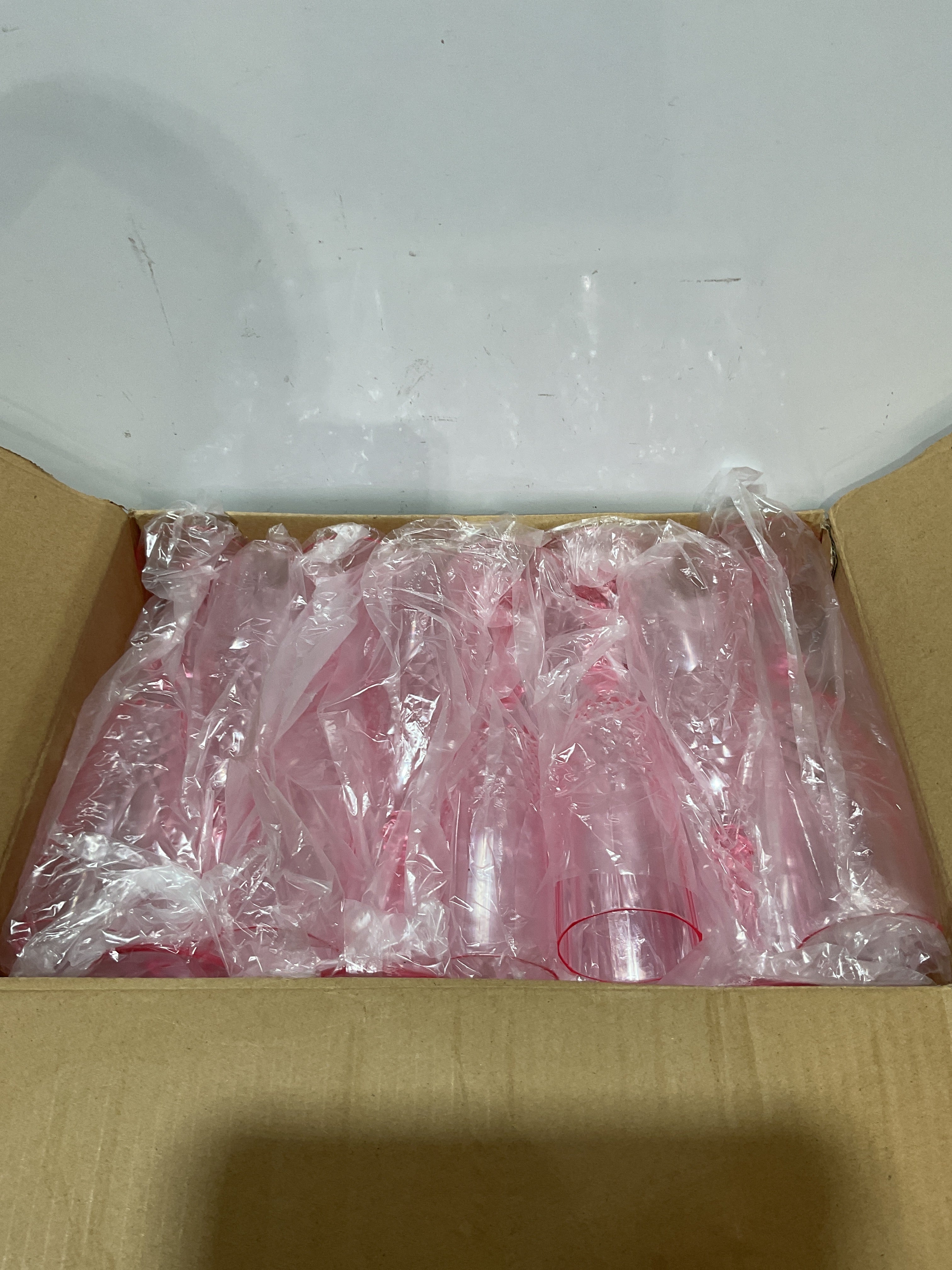 Copas de Champán Rosadas de Plástico CHICERA – Pack de 24 | Reutilizables y Resistentes
