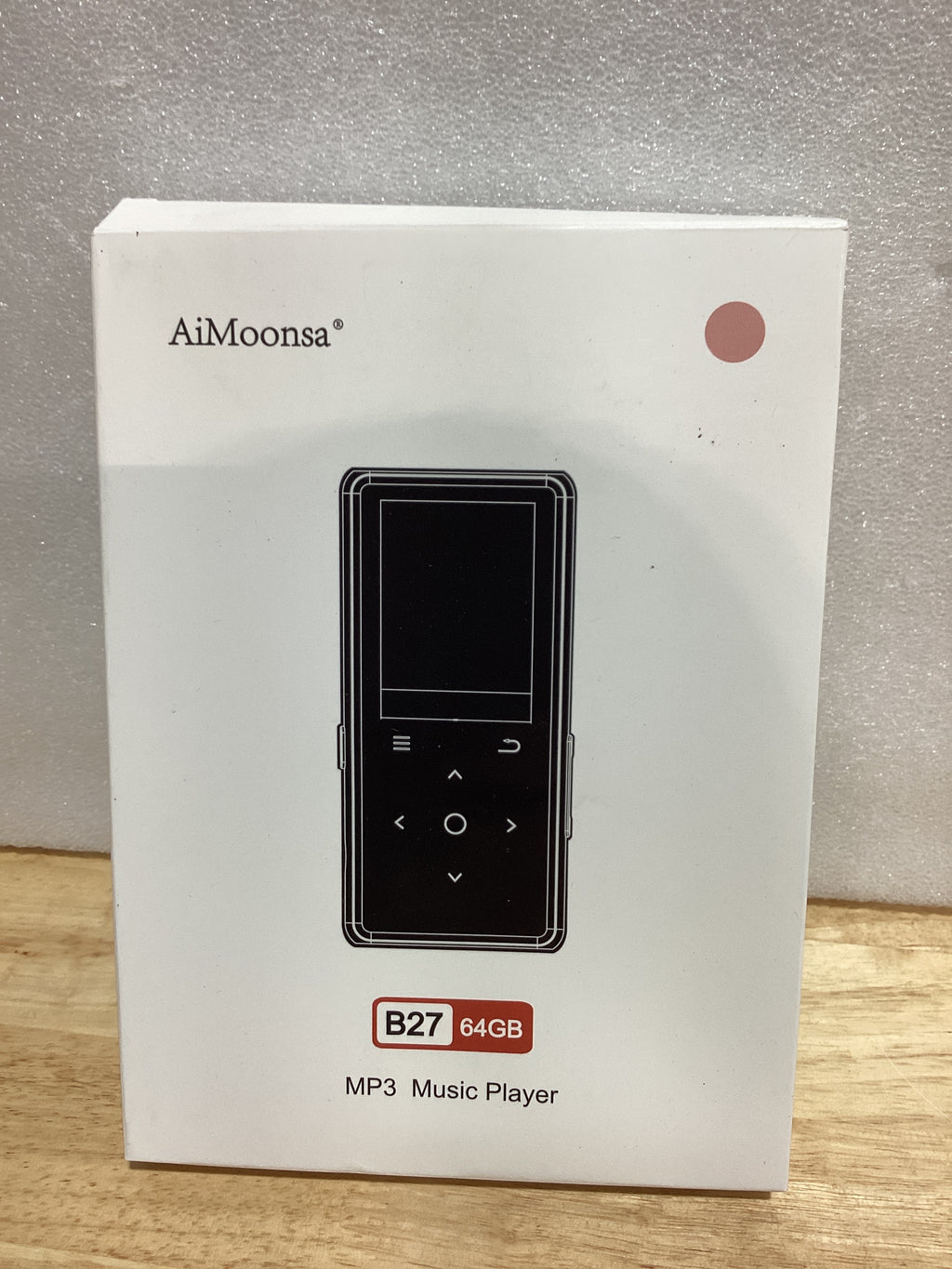 Reproductor MP3 AiMoonsa 64GB Bluetooth 5.2 – Parlante HD, Radio FM, Grabadora y Audífonos Incluidos