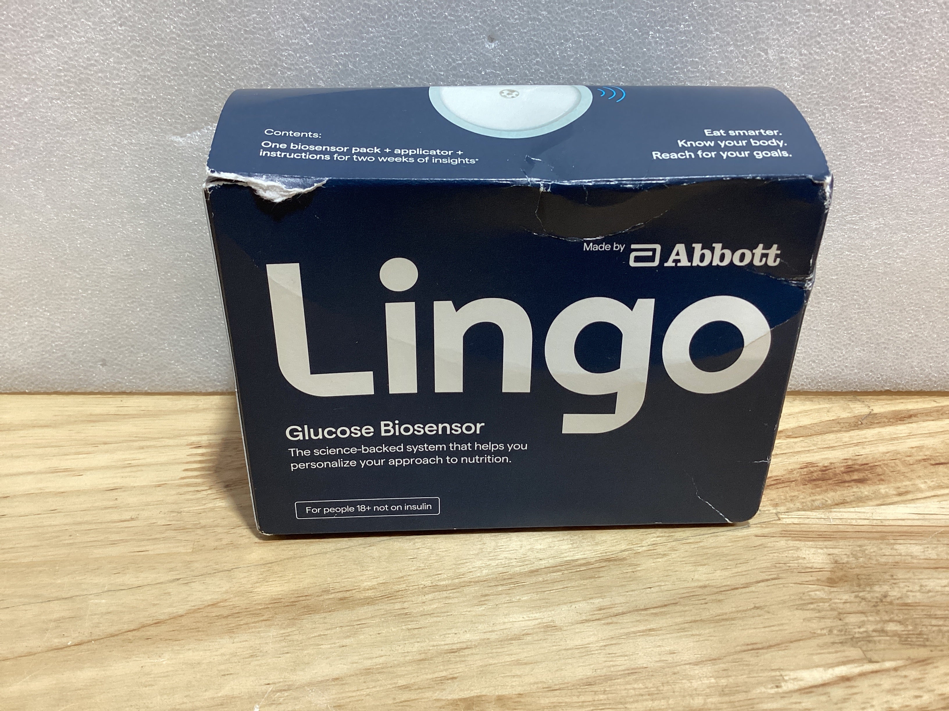 Monitor Continuo de Glucosa Lingo CGM – Biosensor Abbott 14 Días | iOS y Android
